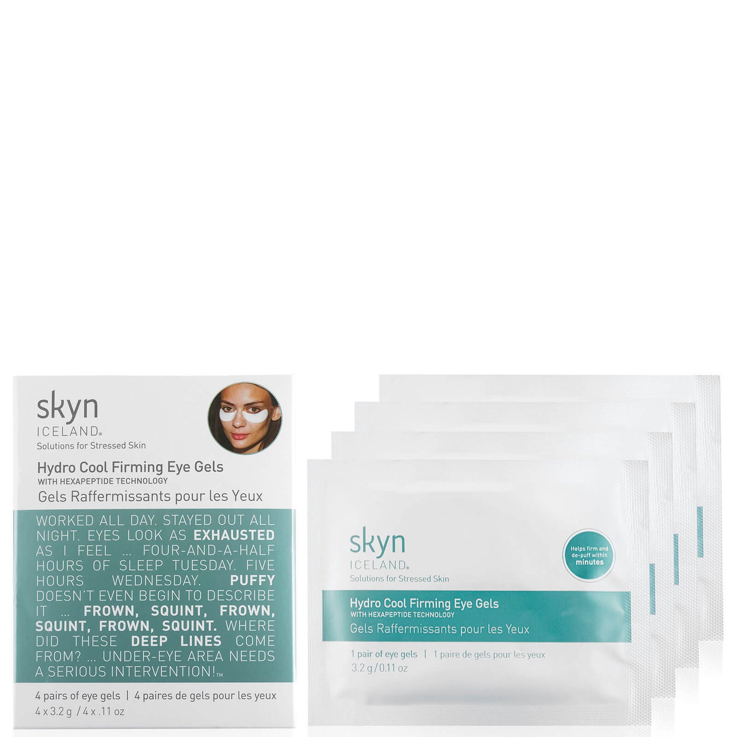 skyn ICELAND Hydro Cool Firming Eye Gels (confezione da 4)