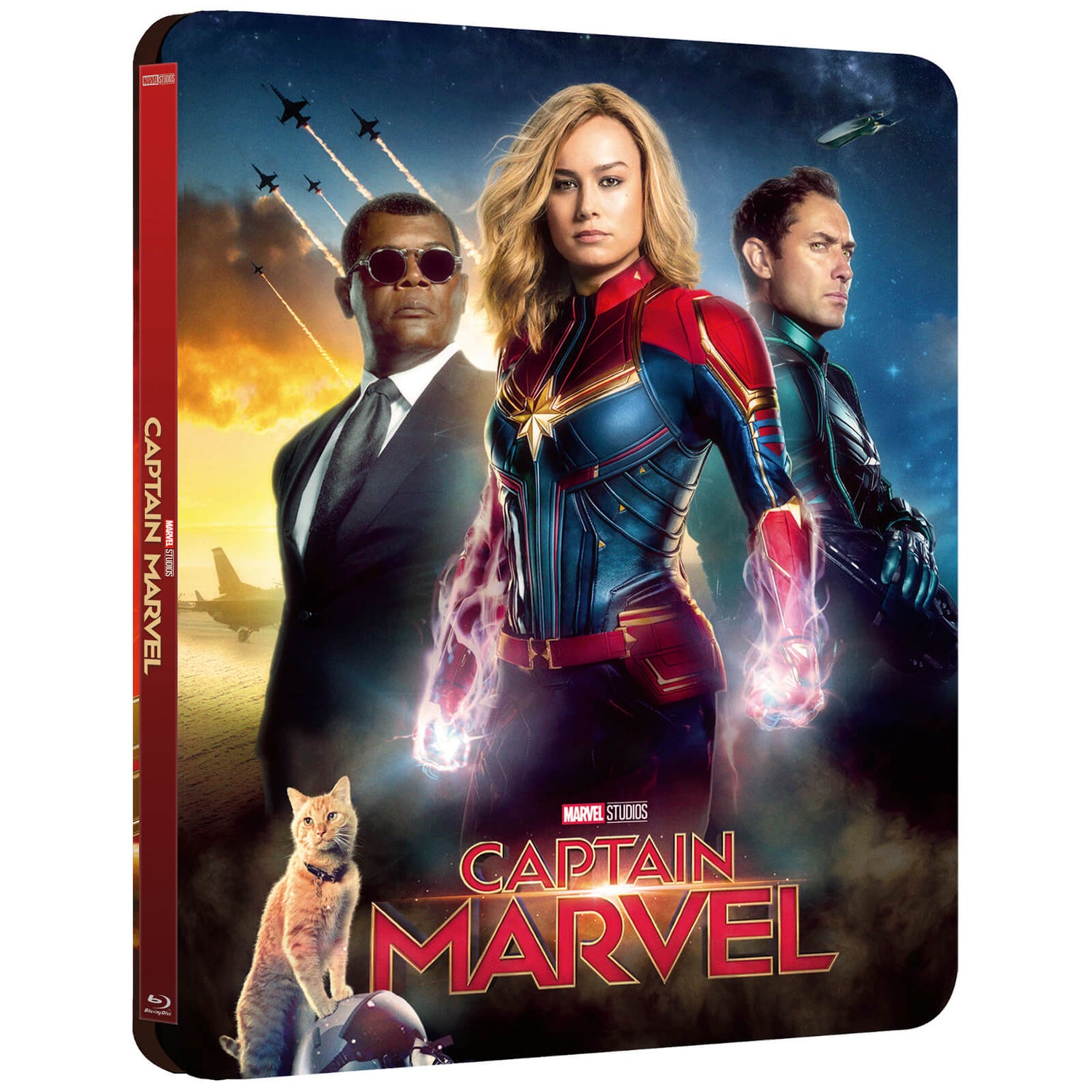 Capitana Marvel - Steelbook lenticular 3D exclusivo de Zavvi (Incluye Blu-ray 2D)