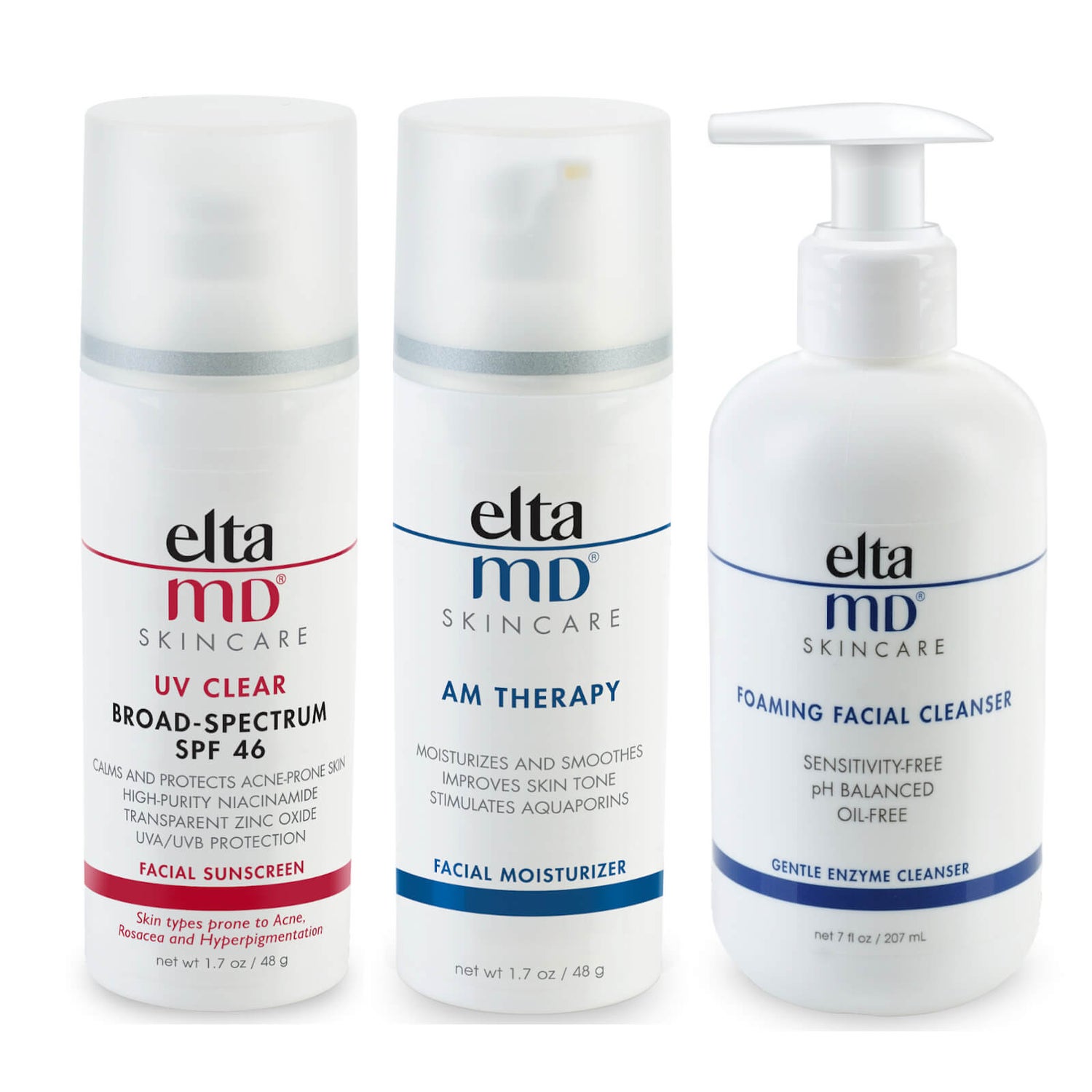 EltaMD AM Routine for Oily Skin (Worth $98.50)