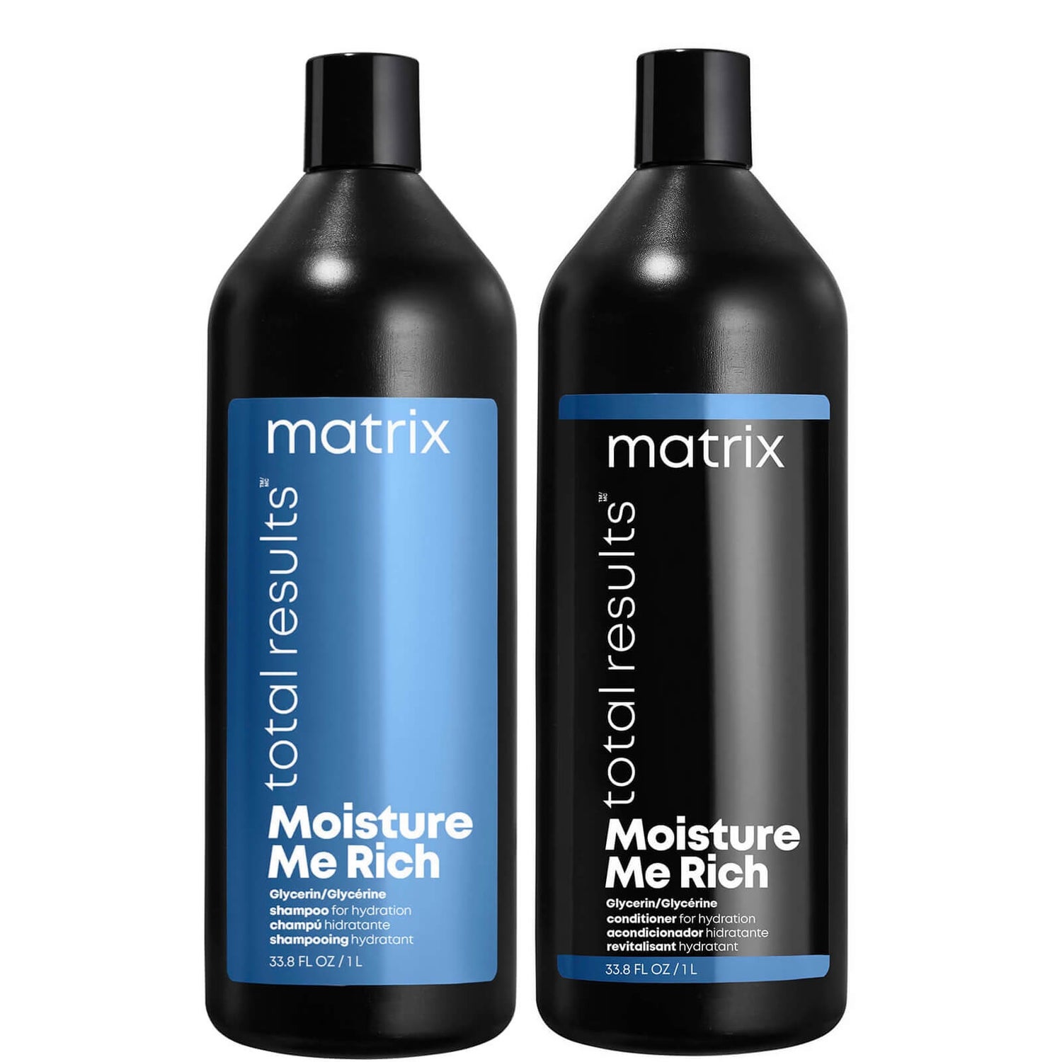 Matrix Total Results Moisture me Rich Shampoo and Conditioner Bundle 2 x 1000ml (Worth $128.95)