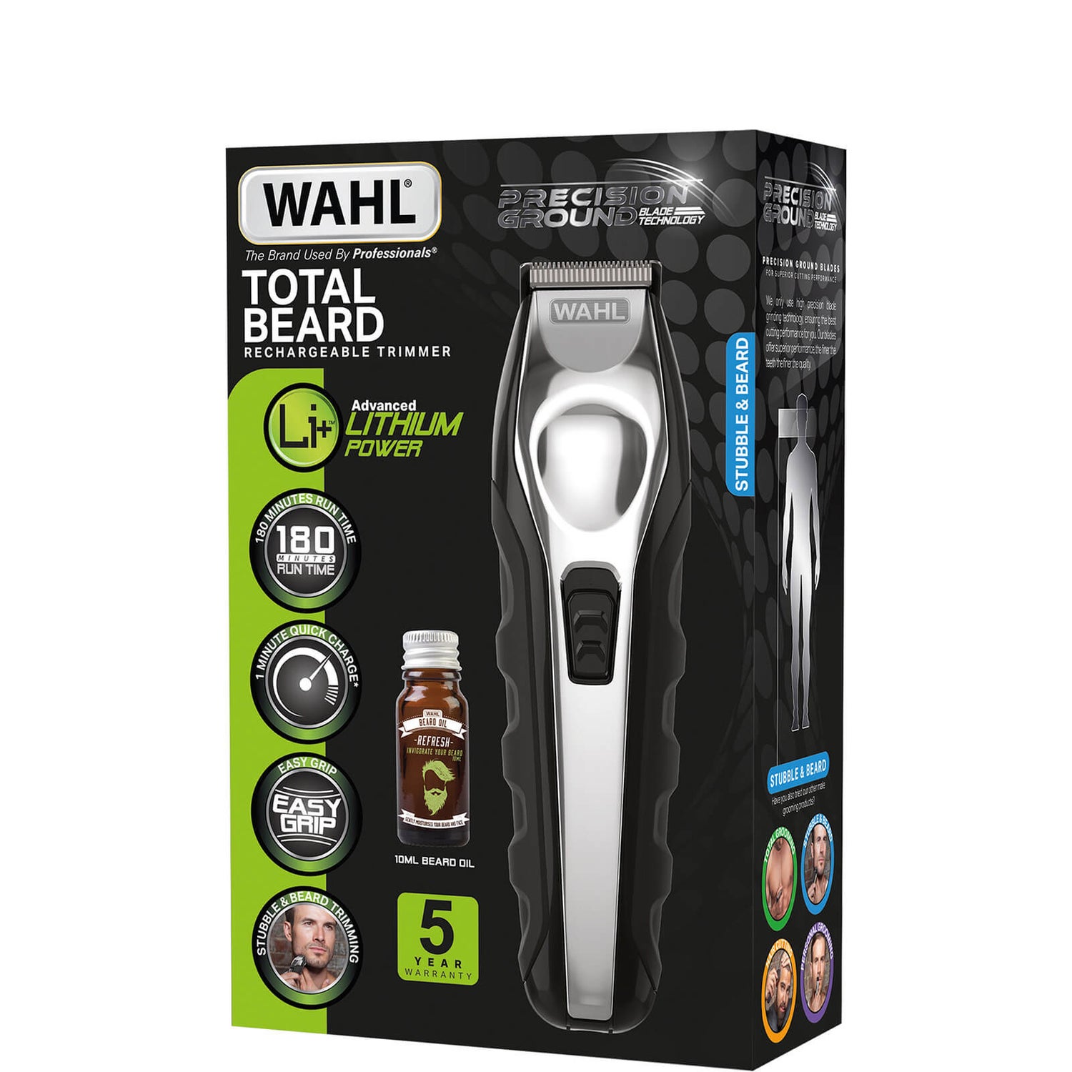 Wahl Total Beard Trimmer Kit with Beard Oil