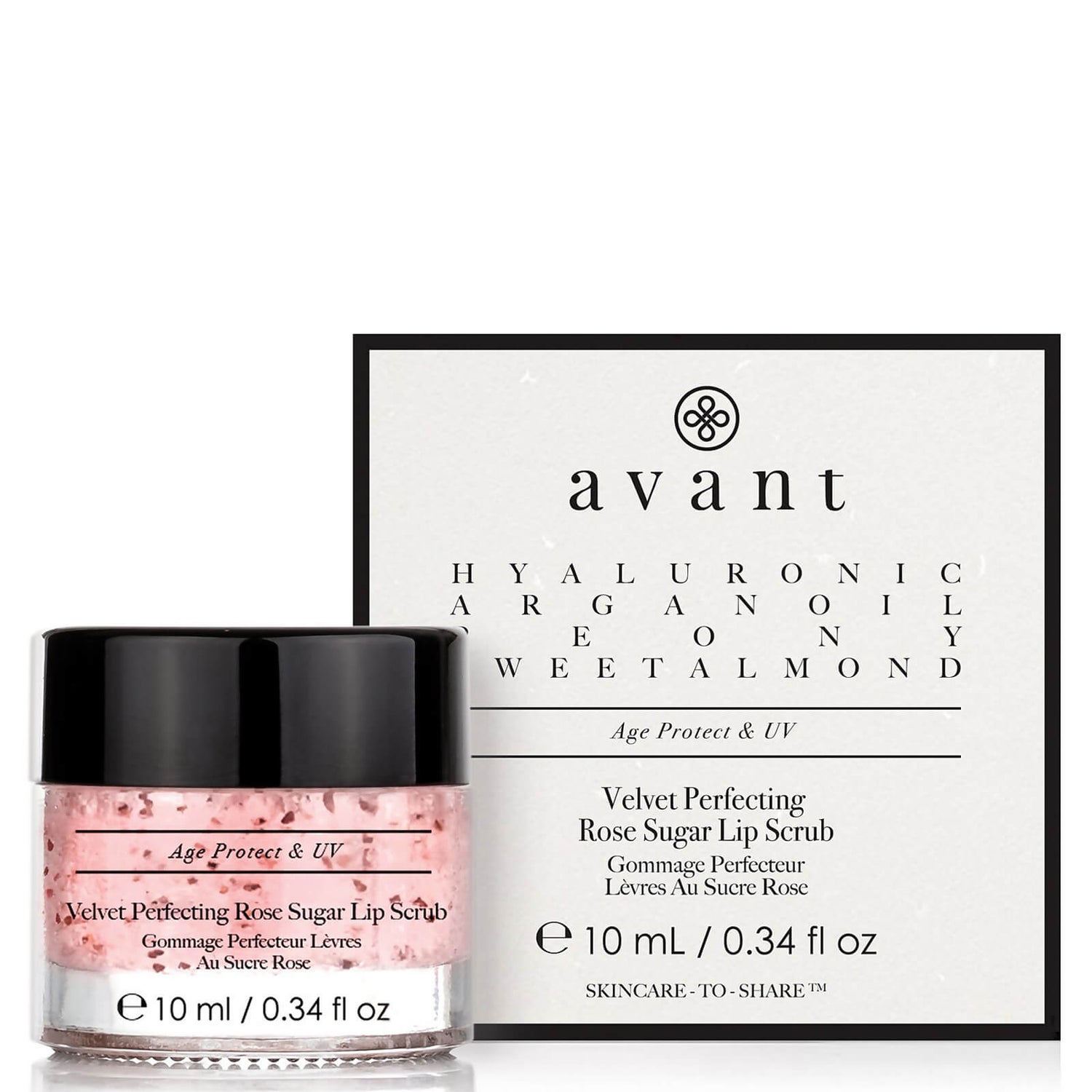 Avant Skincare Velvet Perfecting Rose Sugar Lip Scrub 10ml