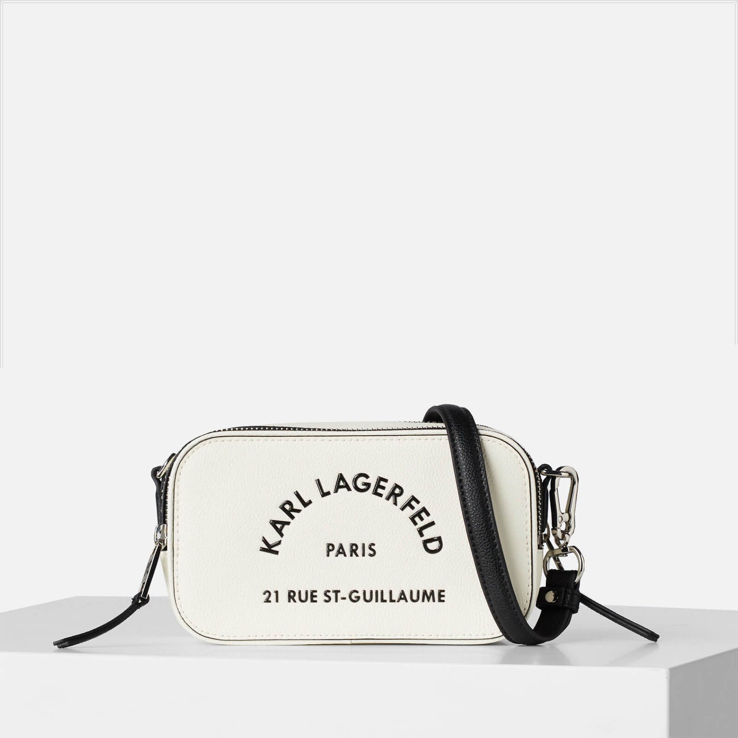 KARL LAGERFELD Women's Rue St Guillaume Camera Bag - White