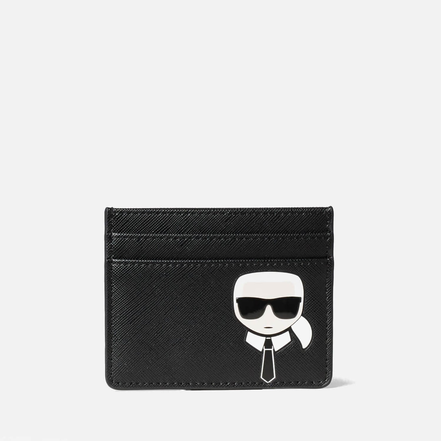 Karl Lagerfeld Women's K/Ikonik Classic Card Holder - Black