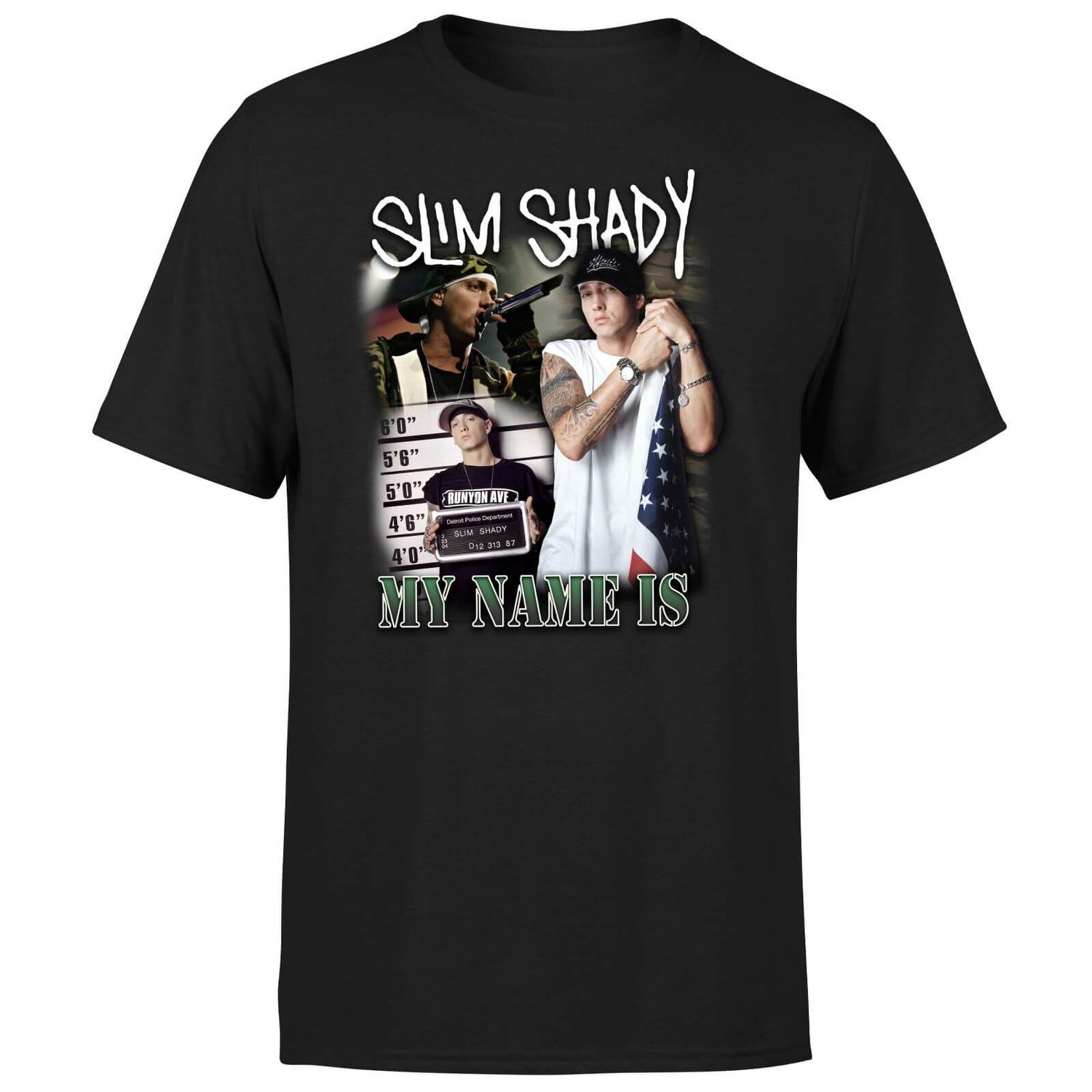 My Name Is Slim Shady Men's T-Shirt - Black Clothing - Zavvi US
