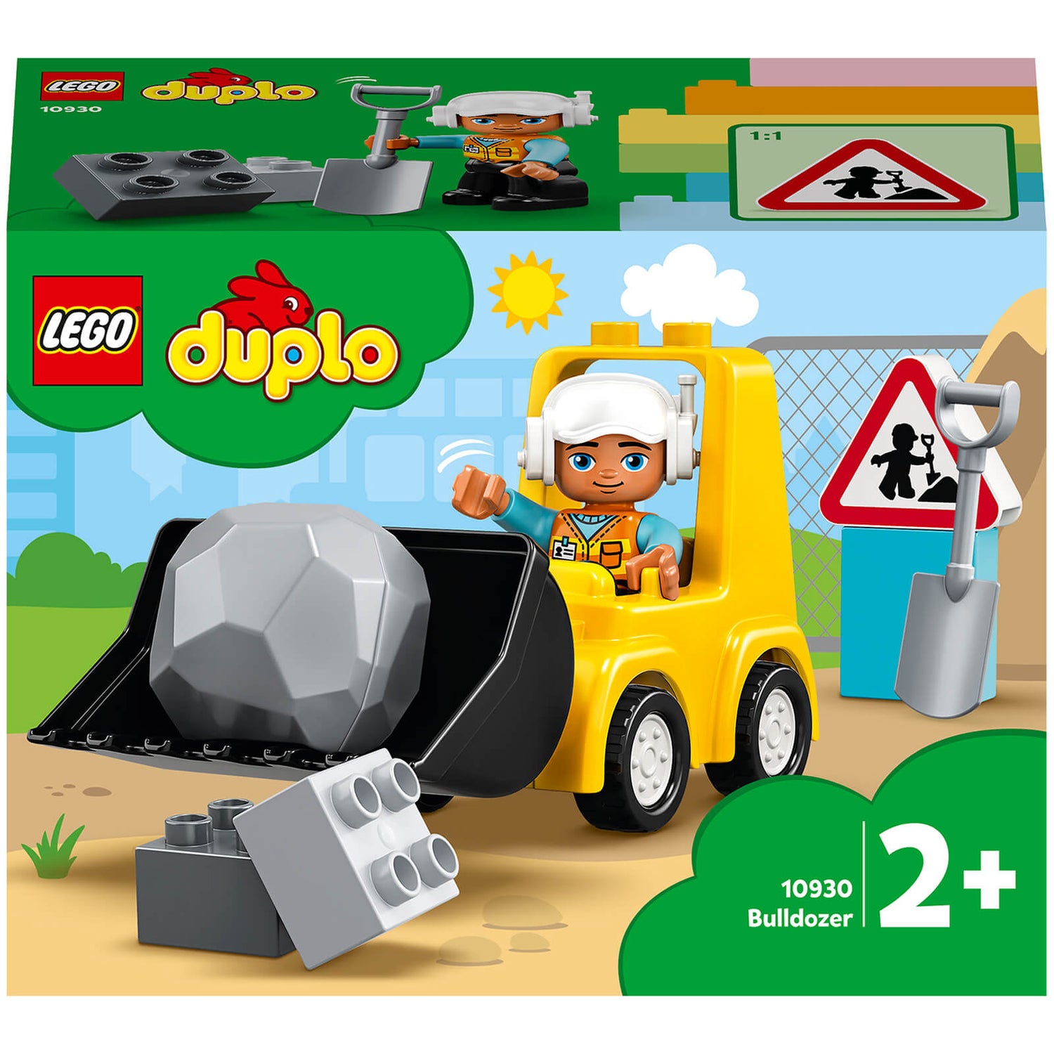 LEGO DUPLO Bulldozer, Ensemble de jouets Le bulldozer (10930)