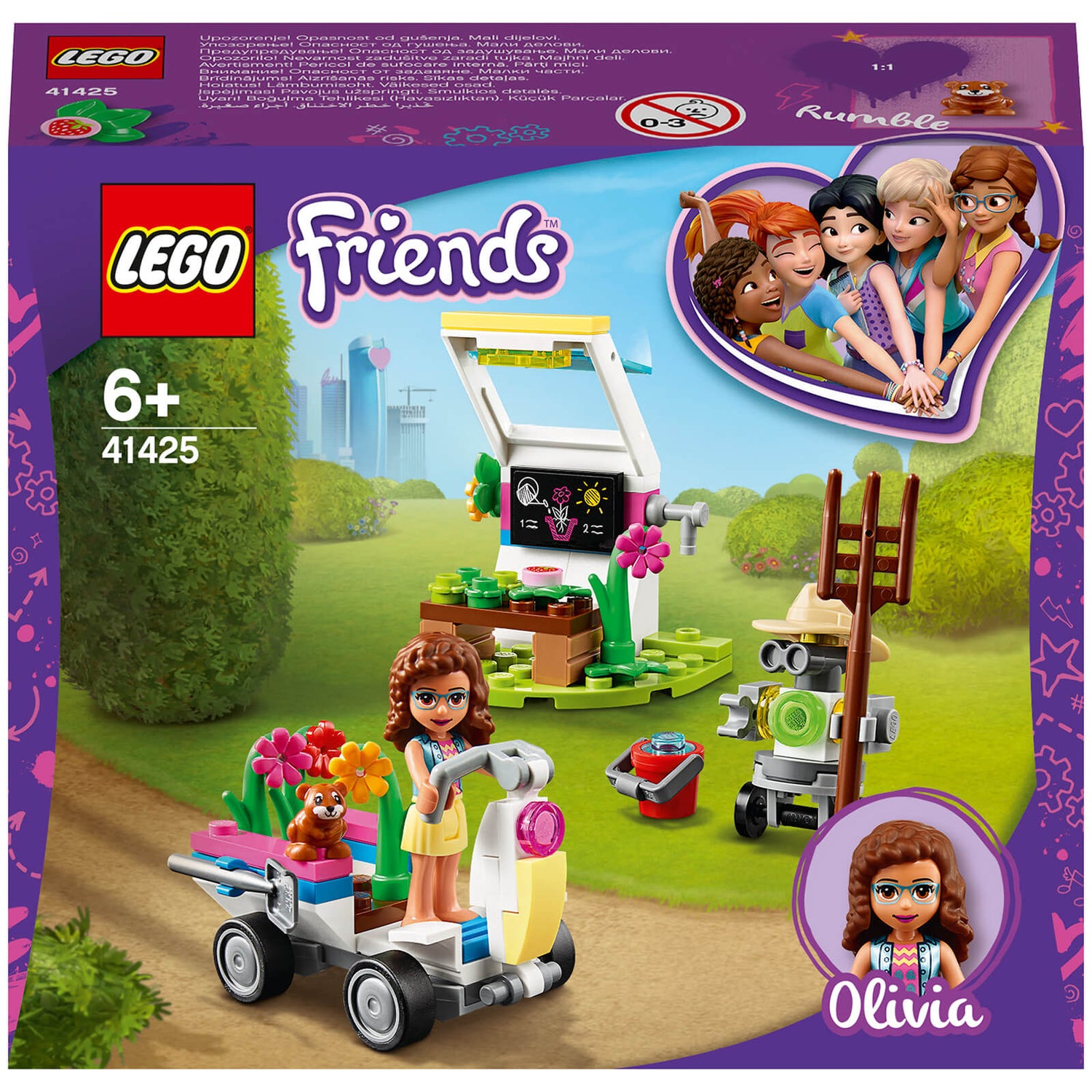 LEGO Friends : Ensemble de Jeux de construction Le jardin fleuri d'Olivia (41425)