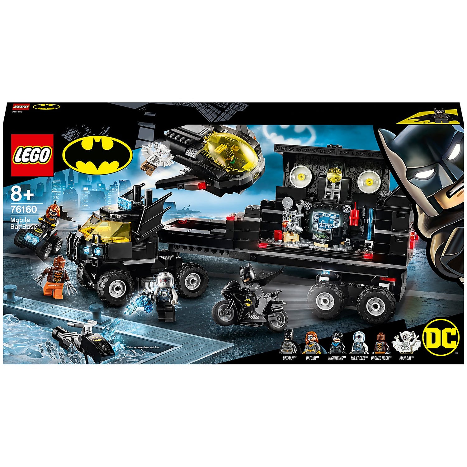 LEGO DC Batman Mobile Bat Base Batcave Truck Toy (76160) Toys - Zavvi US