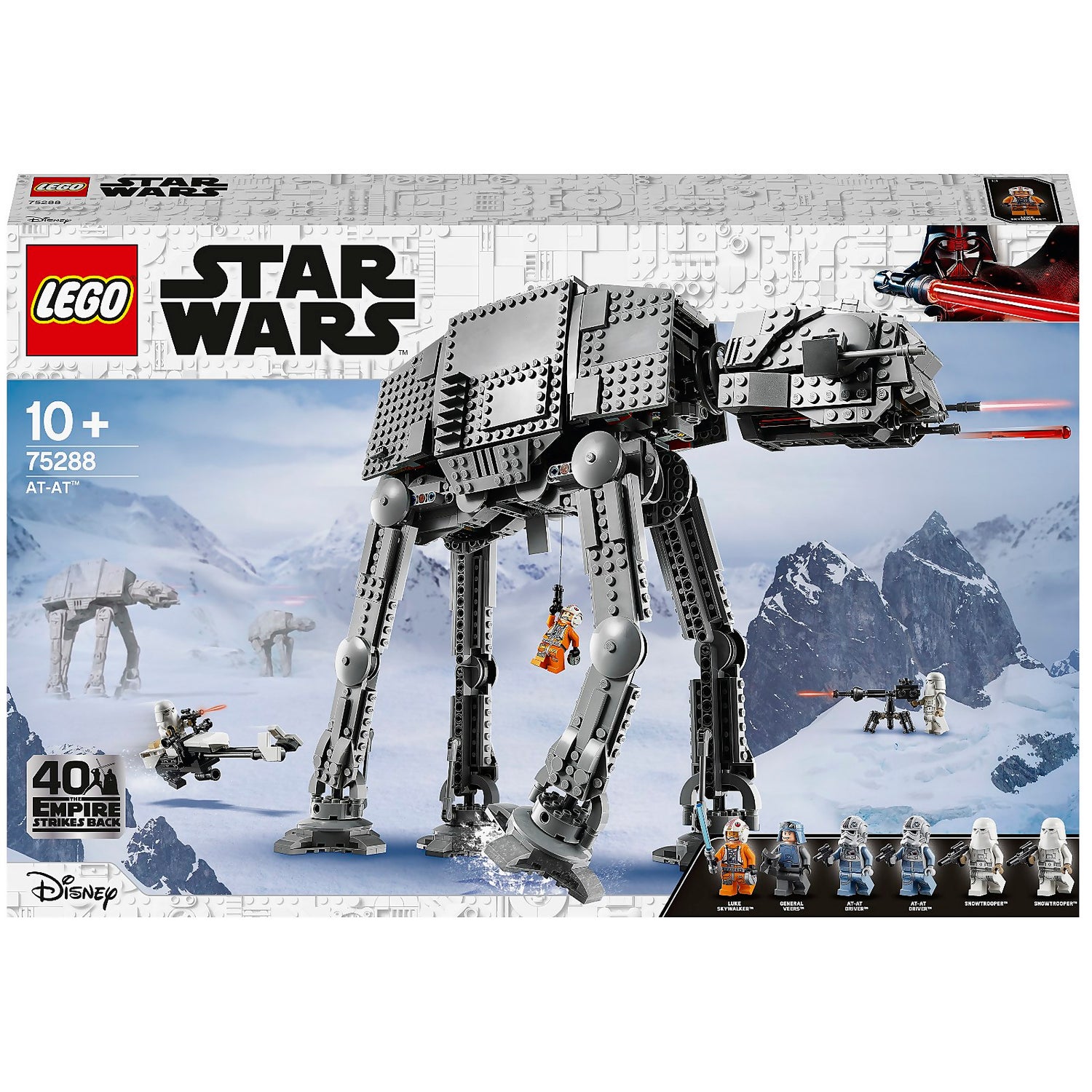 lavendel kontrollere Forstå LEGO Star Wars: AT-AT Walker Toy 40th Anniversary (75288) Toys - Zavvi UK