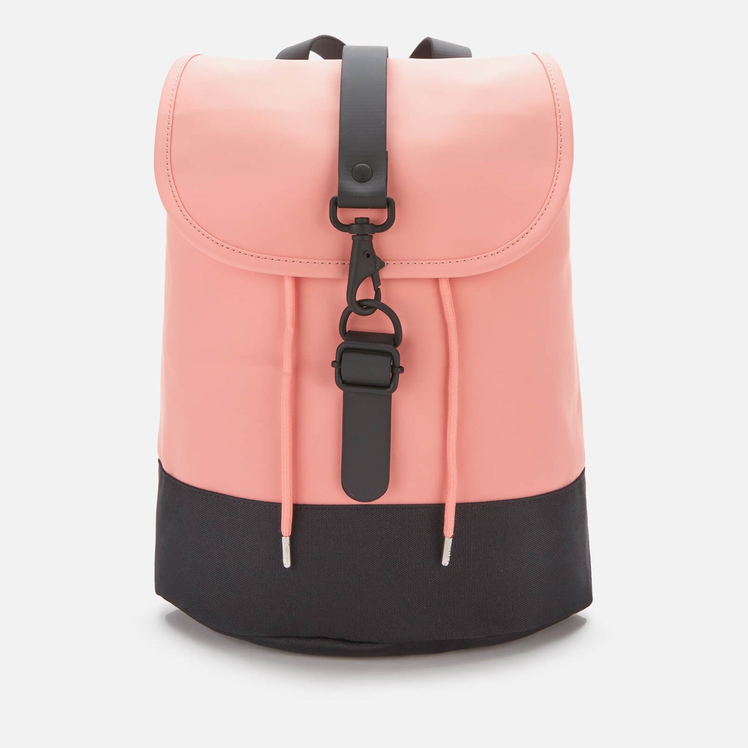 rains drawstring backpack black