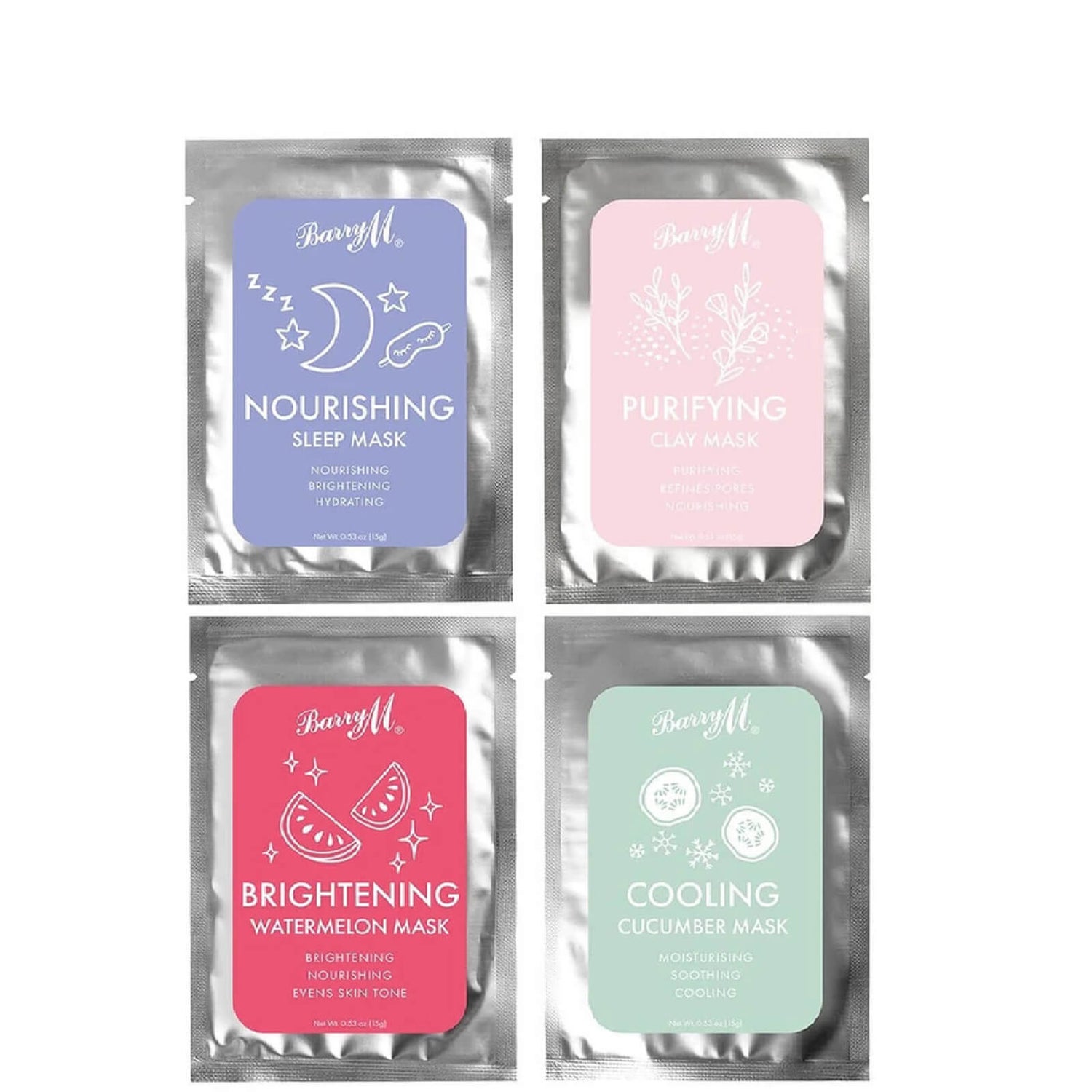 Barry M Cosmetics Relax & Recharge Face Mask Pack