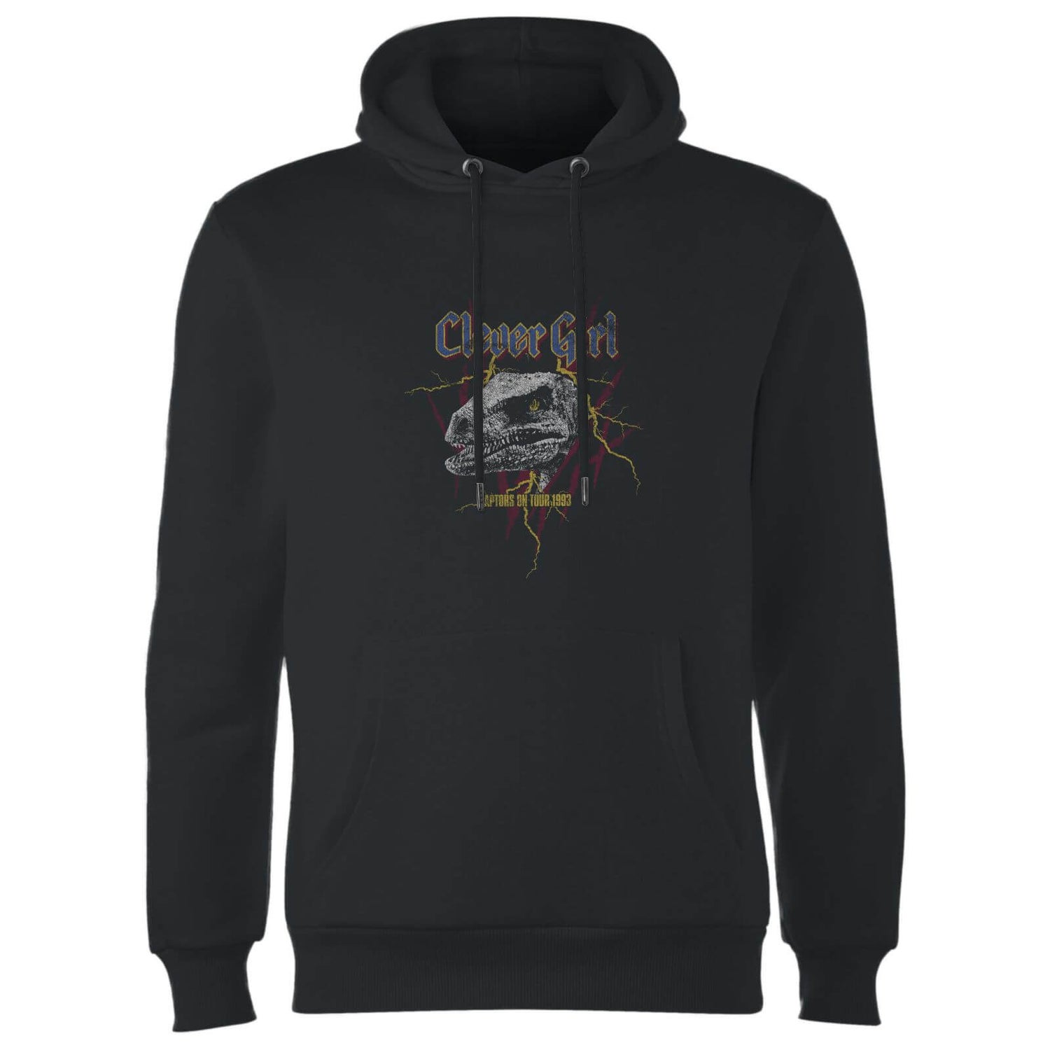 Jurassic Park Classic Logo Distressed Sweat à Capuche