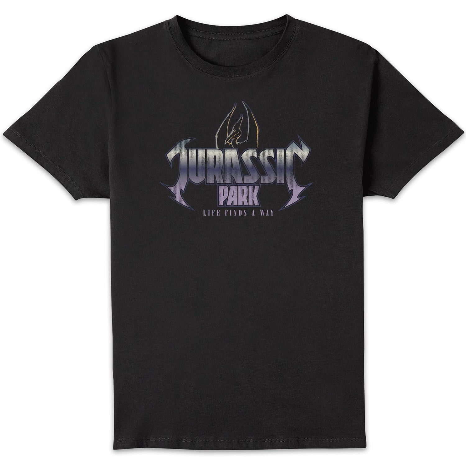 Jurassic Park Life Finds A Way Men's T-Shirt - Black