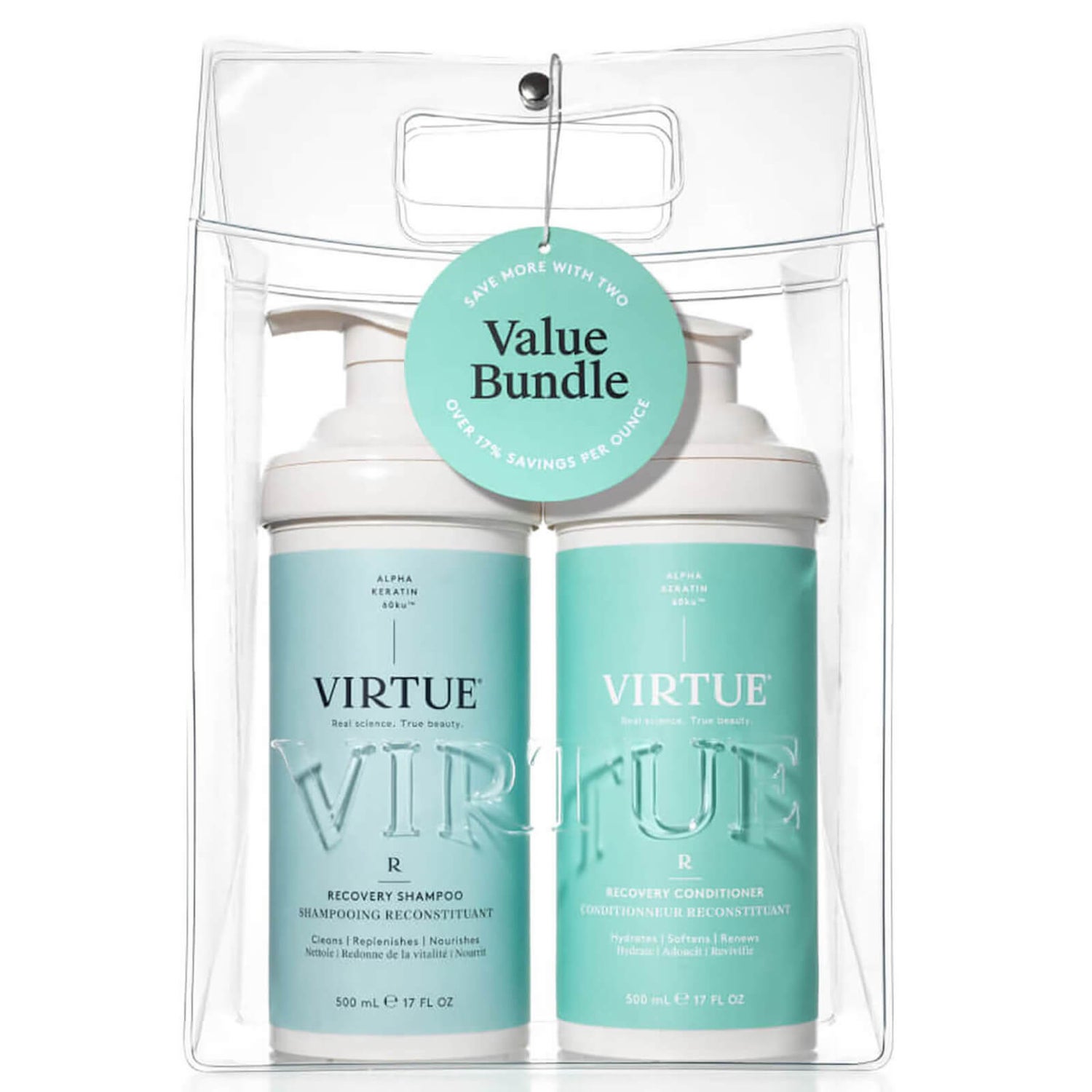 VIRTUE Recovery Professional Shampoo and Conditioner Duo