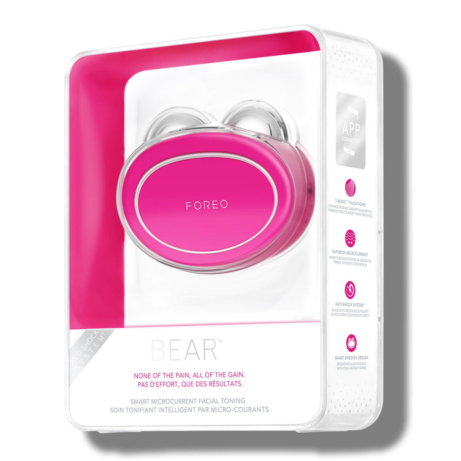 FOREO Bear Microcurrent Facial Toning Device With 5 Intensit