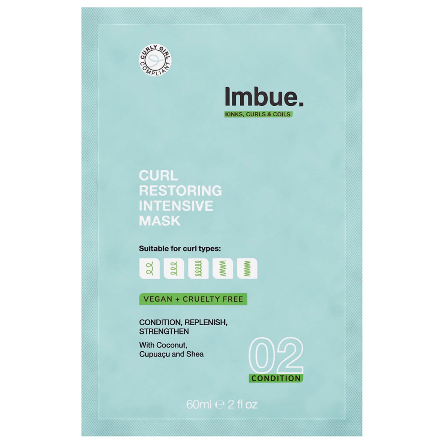 Imbue Curl Restoring Intensive Mask Sachet 2.03 fl. oz
