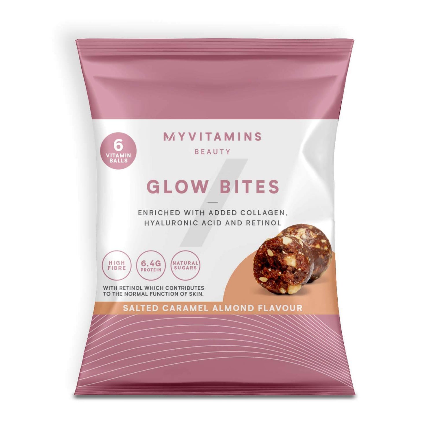 Myvitamins Glow Bites - 45g - Salted Caramel Almond
