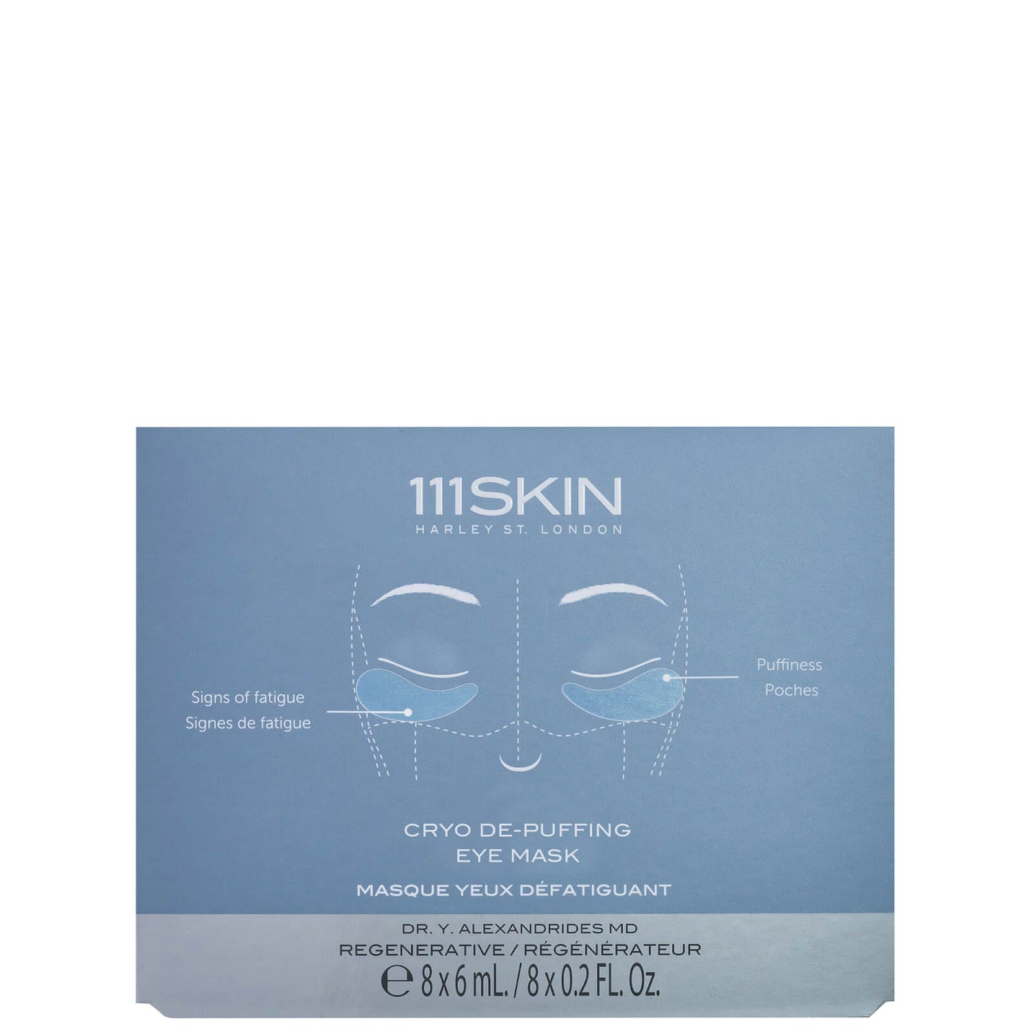 111SKIN Cryo De-Puffing Eye Mask (Pack of 8)