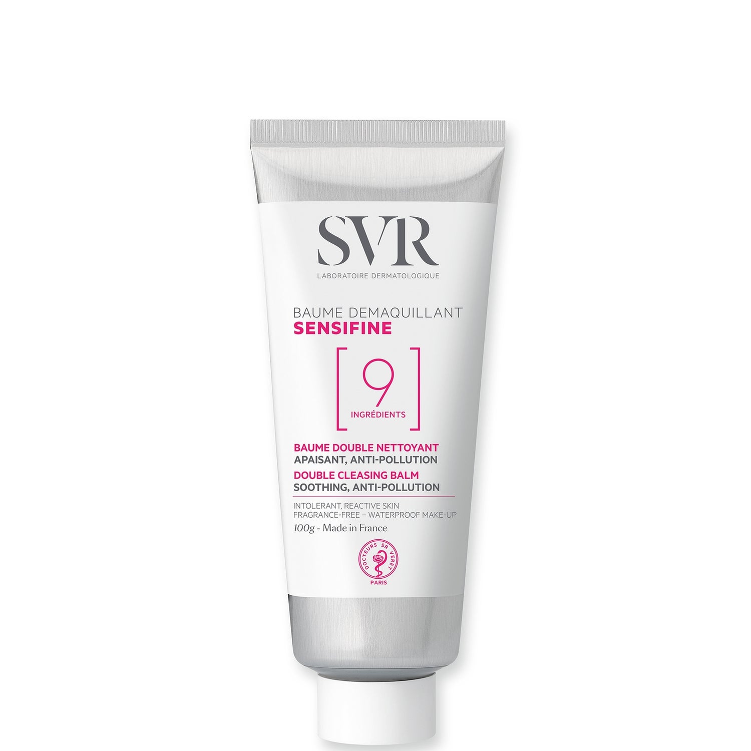 SVR SENSIFINE Coconut Oil & Shea Butter Soothing Balm-In-Oil Face Cleanser & Make-Up Remover for Sensitive, Reactive Skin, 100ml