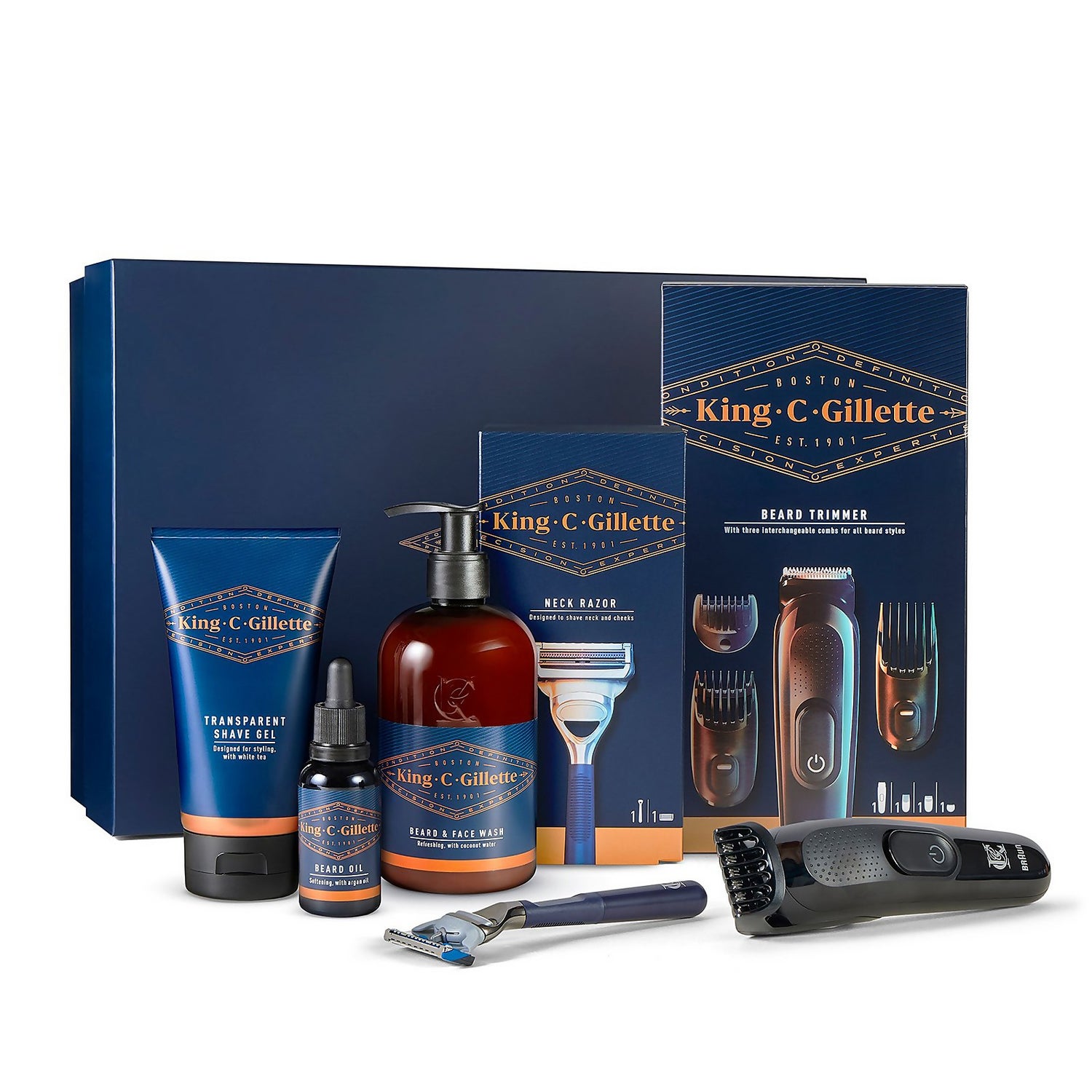 King C. Gillette Ultimate Beard Trim & Care Kit