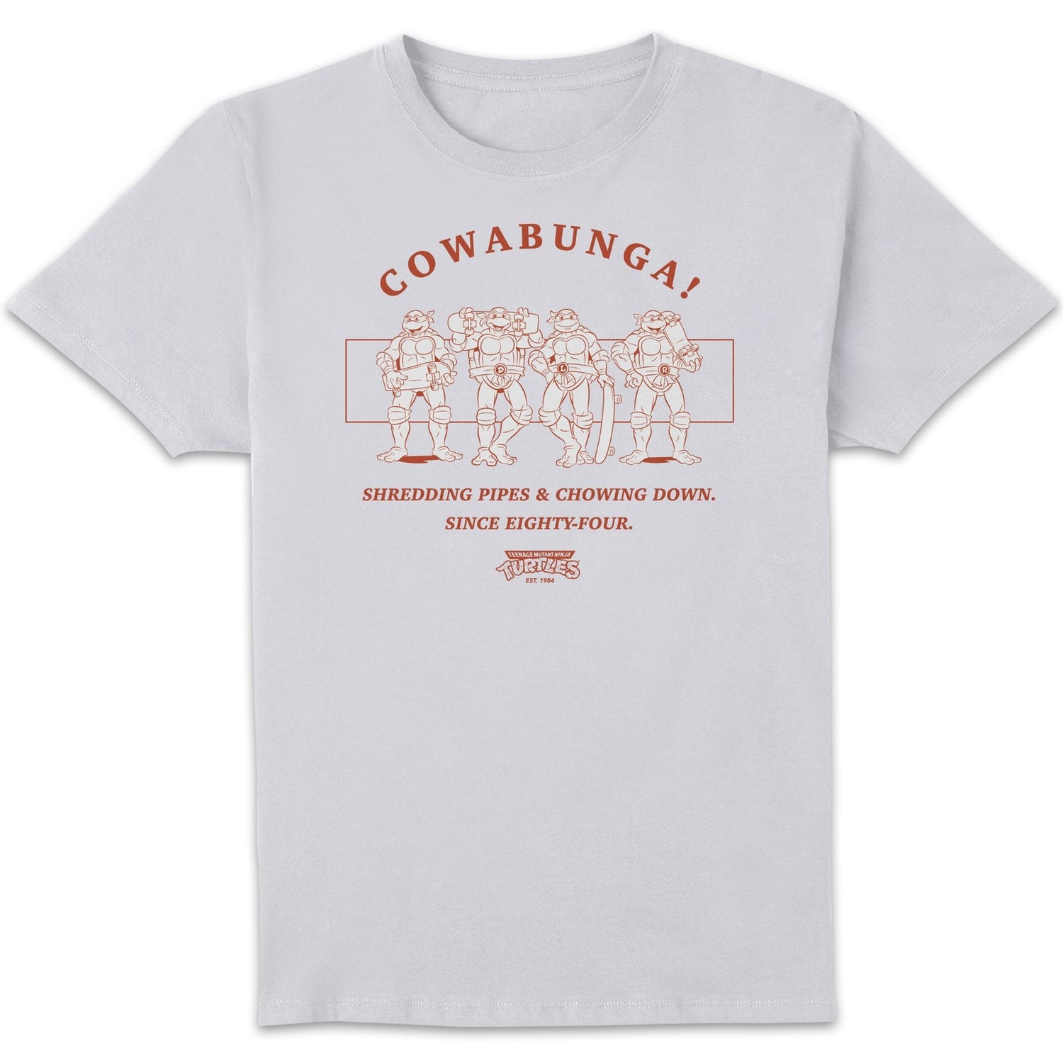 Teenage Mutant Ninja Turtles Chow Down Unisex T-Shirt - White