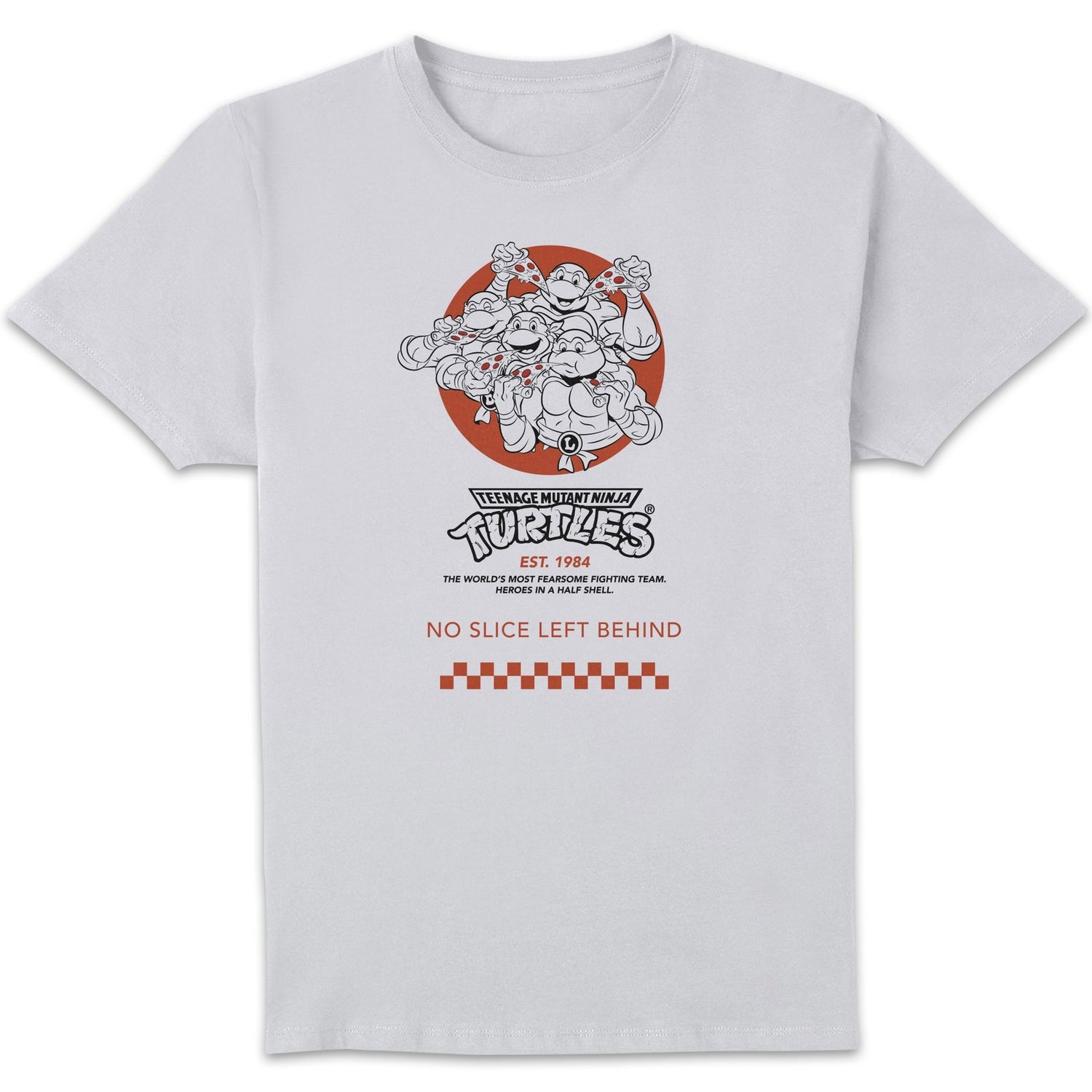 Teenage Mutant Ninja Turtles By The Slice Unisex T-Shirt - White