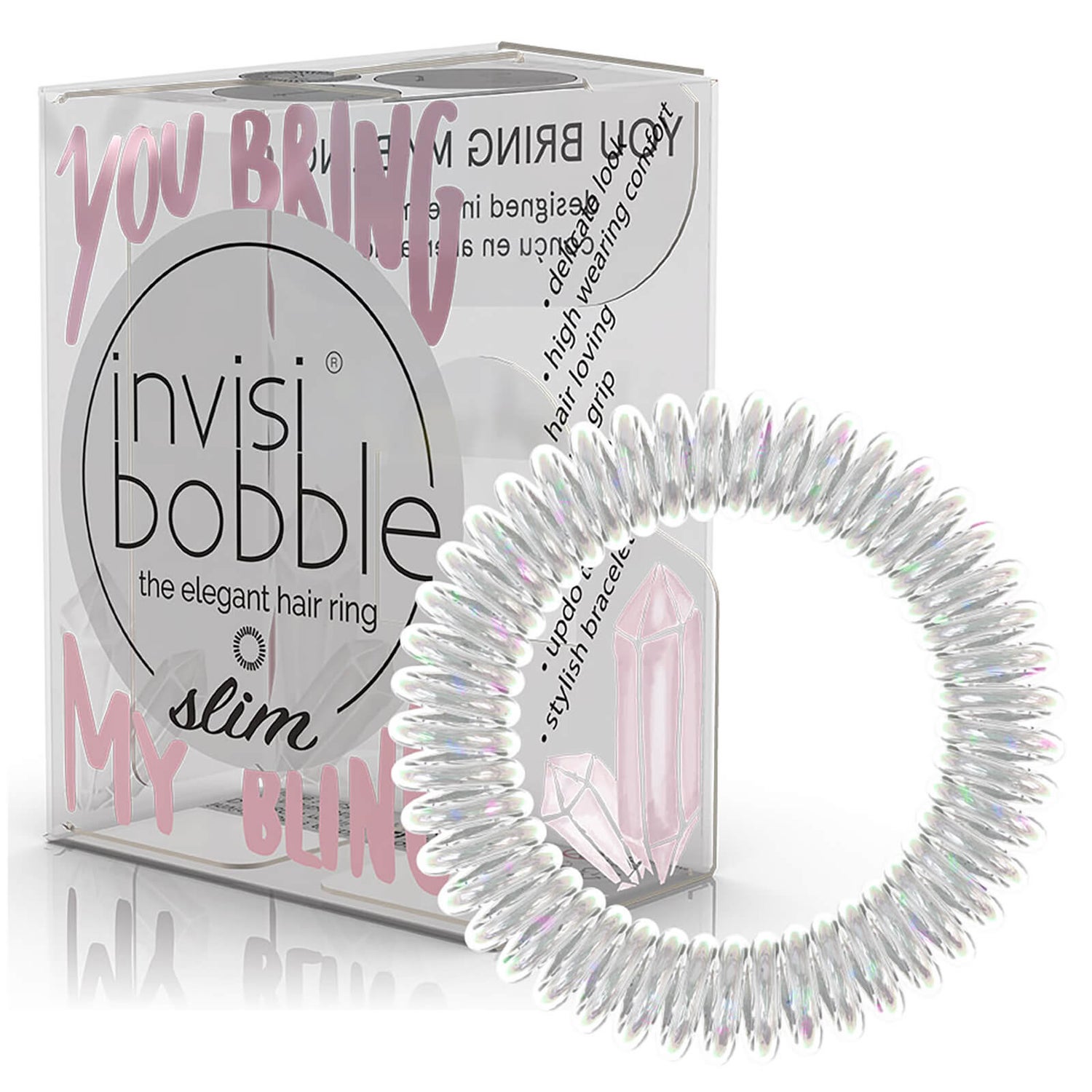 invisibobble SLIM Hair Ties Sparks Flying You Bring my Bling
