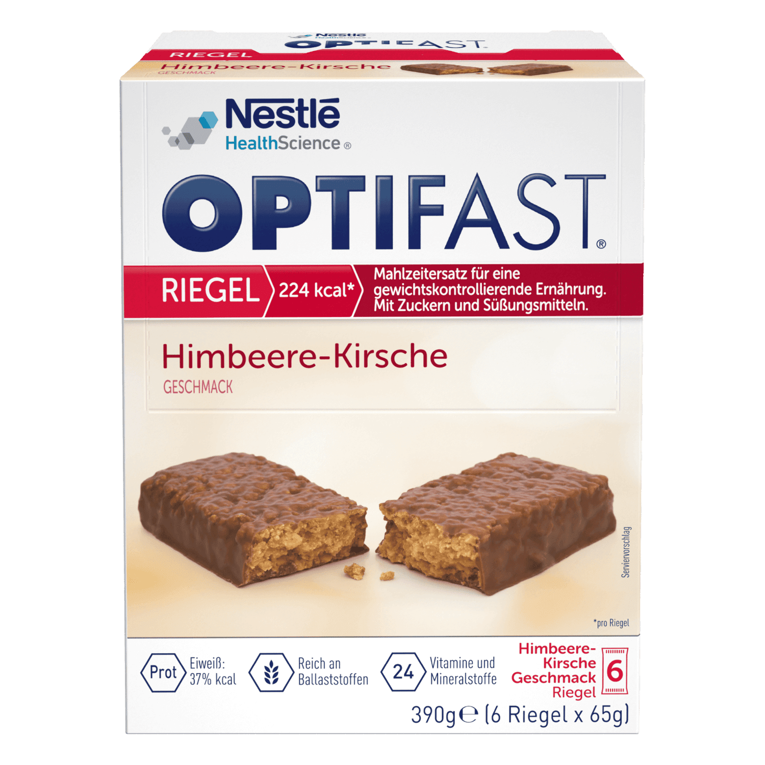 Diät Riegel Himbeere-Kirsch