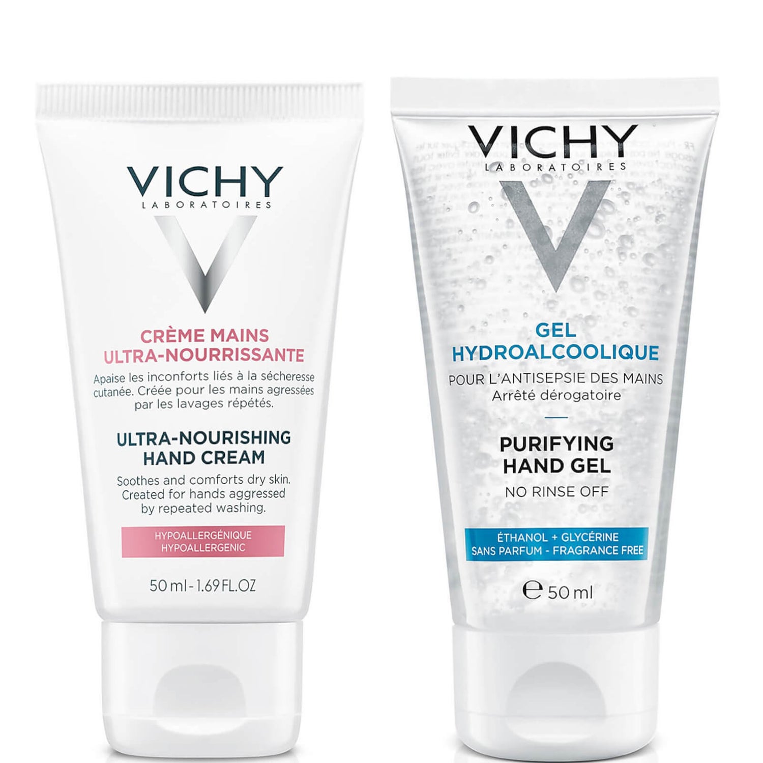 Vichy Hand Sanitiser Gel (Various Sizes)