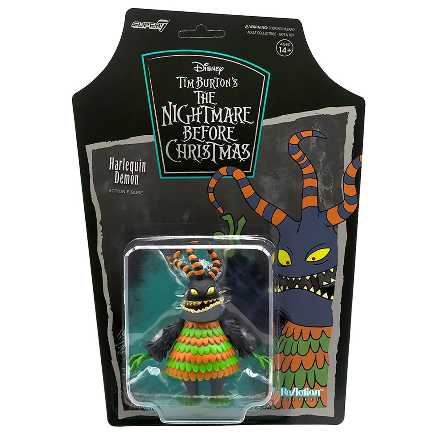 Super7 The Nightmare Before Christmas ReAction Figure - Harlequin Demon