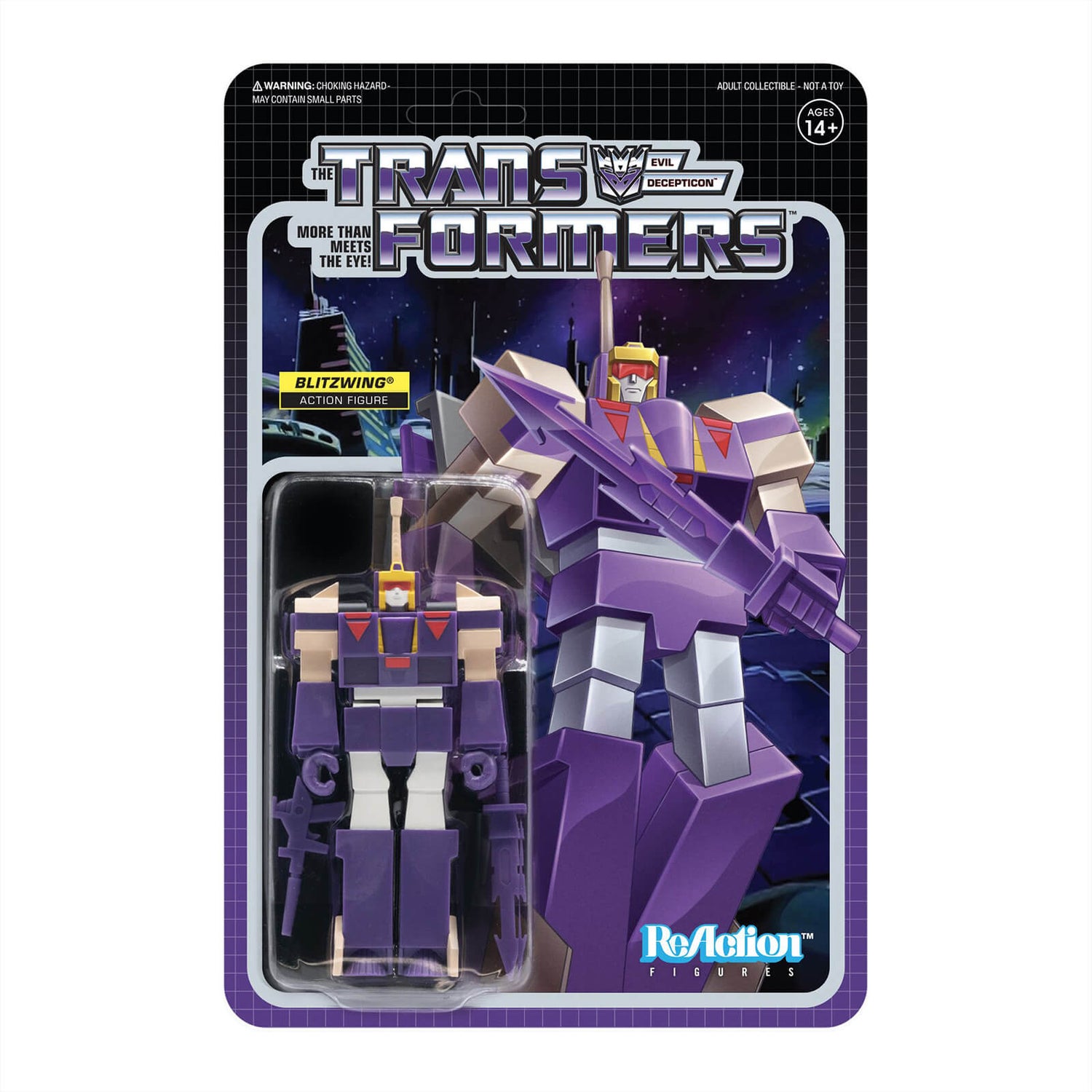 Super7 Transformers ReAction Figure - Blitzwing