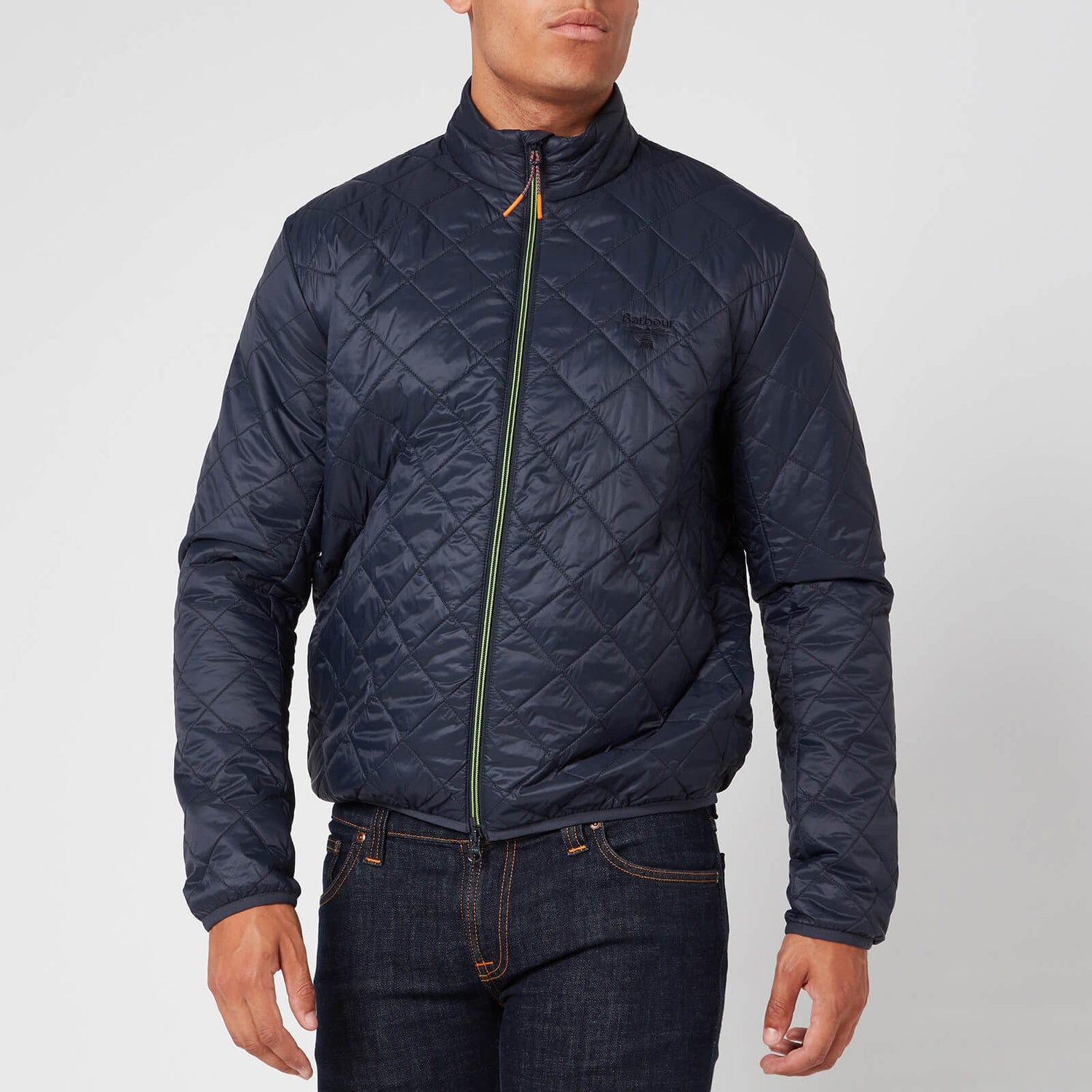 Barbour Beacon Men s Karl Box Quilted Jacket Navy TheHut
