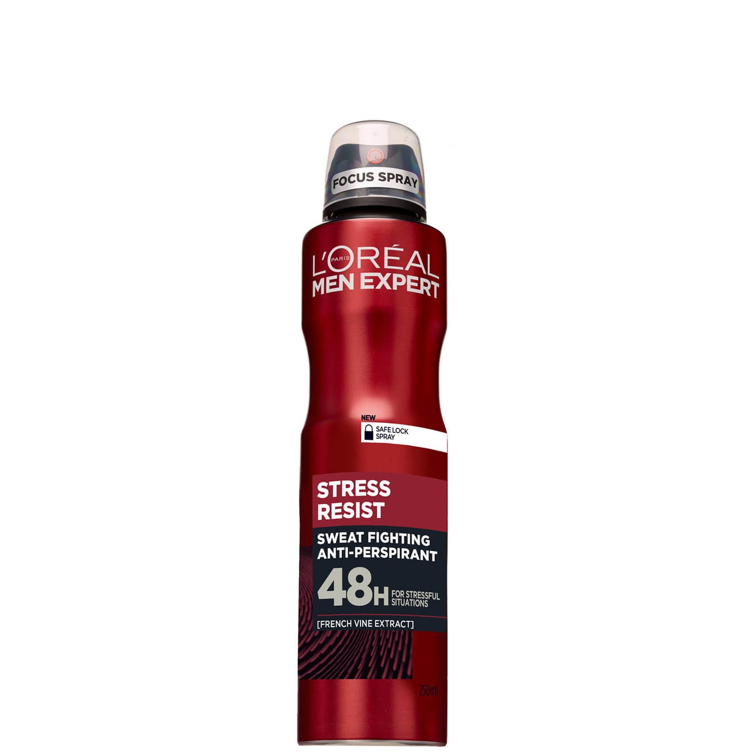 L'Oreal Men Expert Stress Resist 48H Anti-Perspirant Deodorant -deodorantti, 250 ml