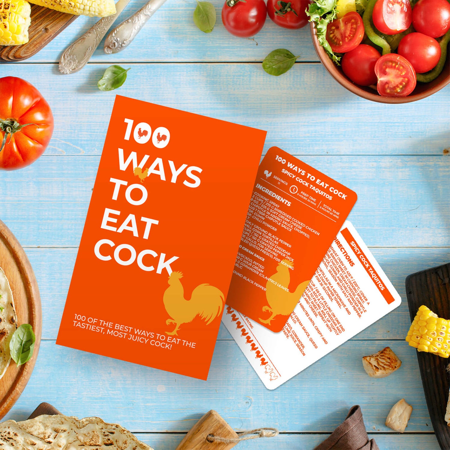 50 Ways To Eat Cock 100 Ways To Eat Cock Cards - IWOOT UK