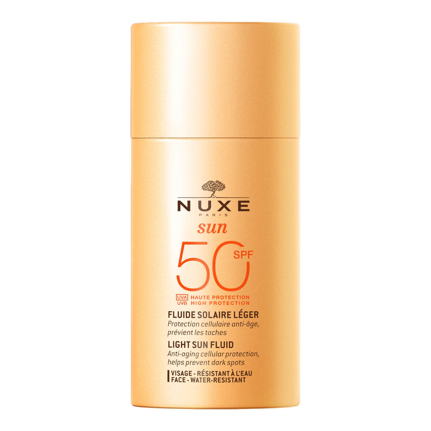 Fluido Solar Ligerio Alta Protección SPF50 rostro, NUXE Sun 50ml