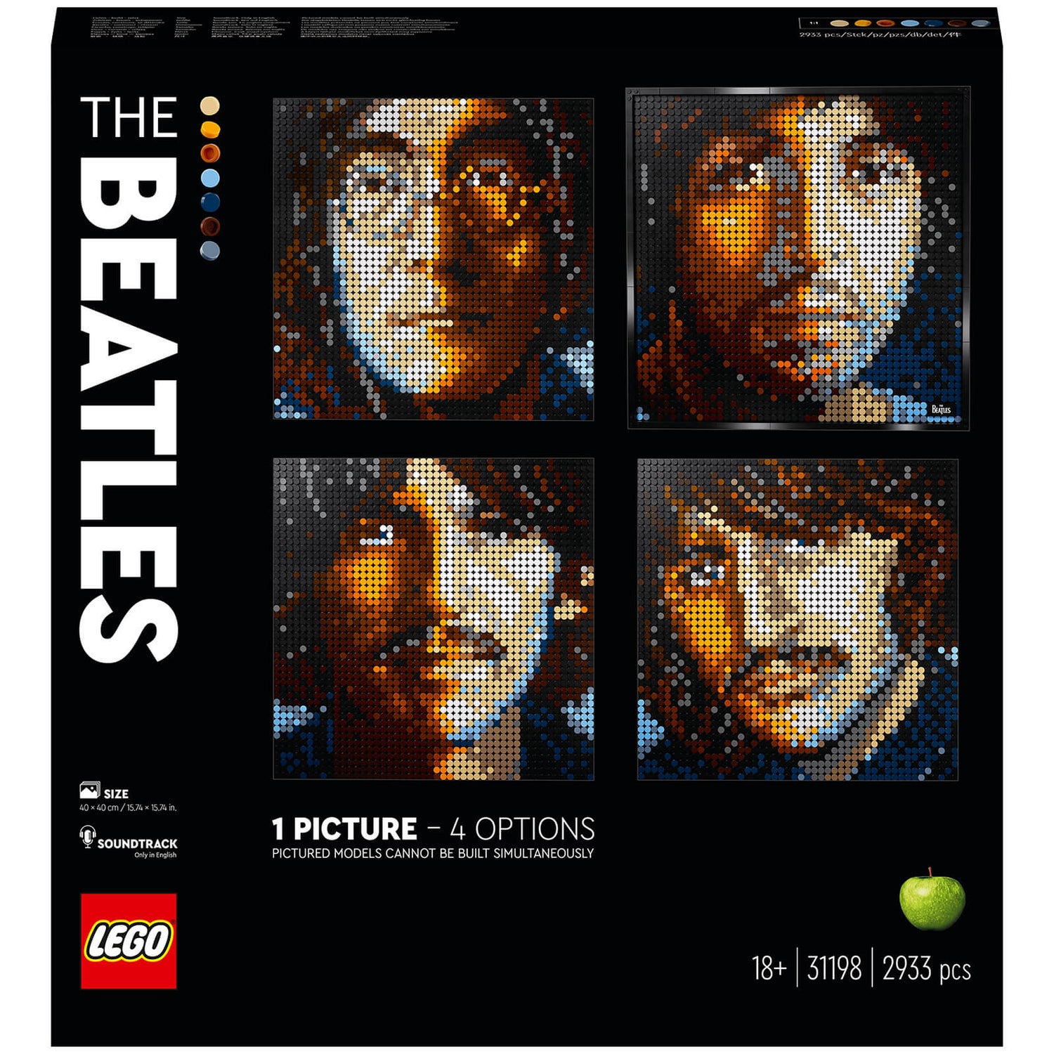 LEGO Art The Beatles Set voor Volwassenen Wanddecoratie (31198)