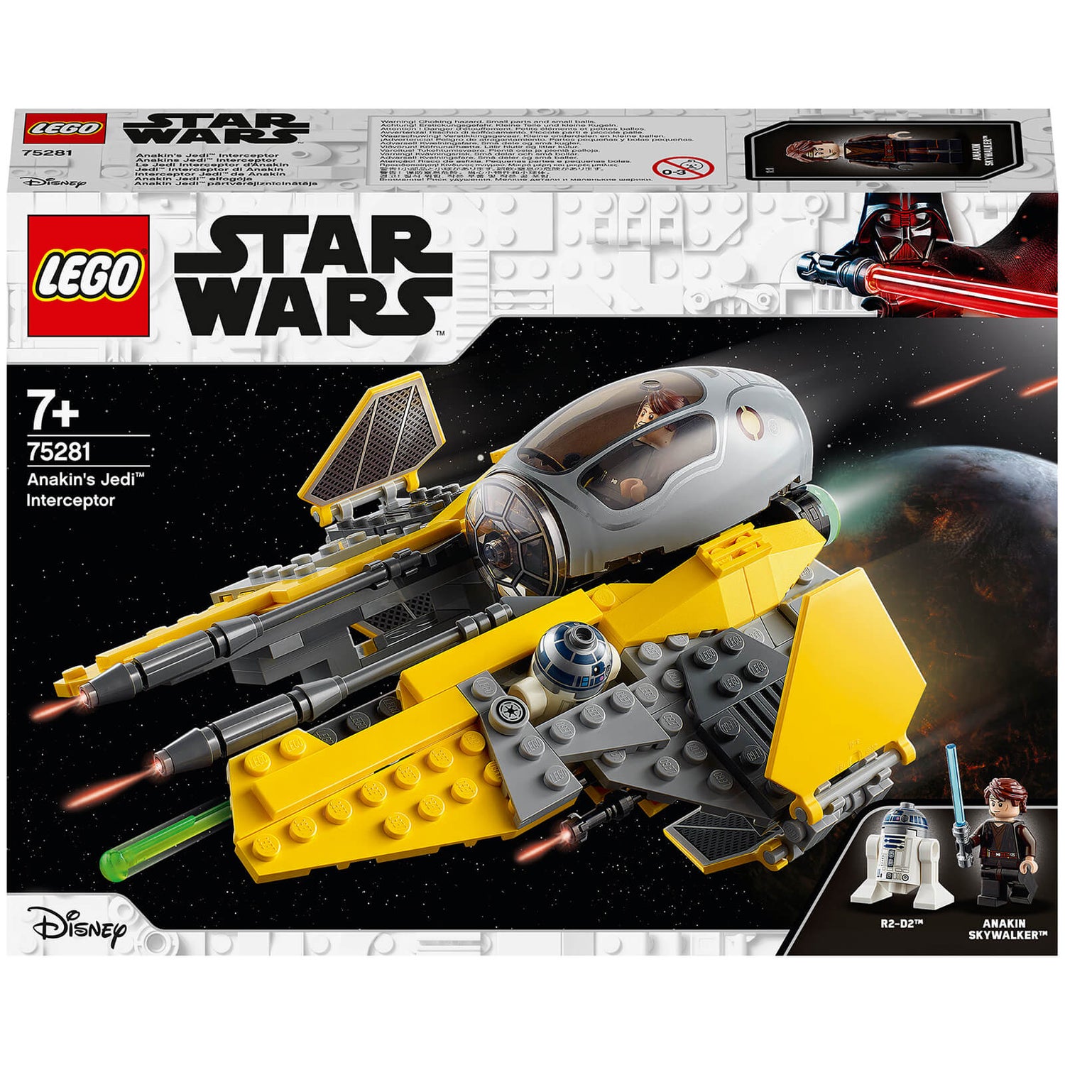 LEGO Star Wars : L'intercepteur Jedi d'Anakin Jouet (75281)