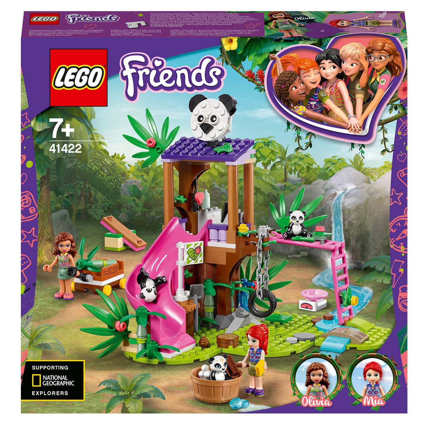 LEGO Friends: Panda Jungle Tree House (41422) Toys - Zavvi US
