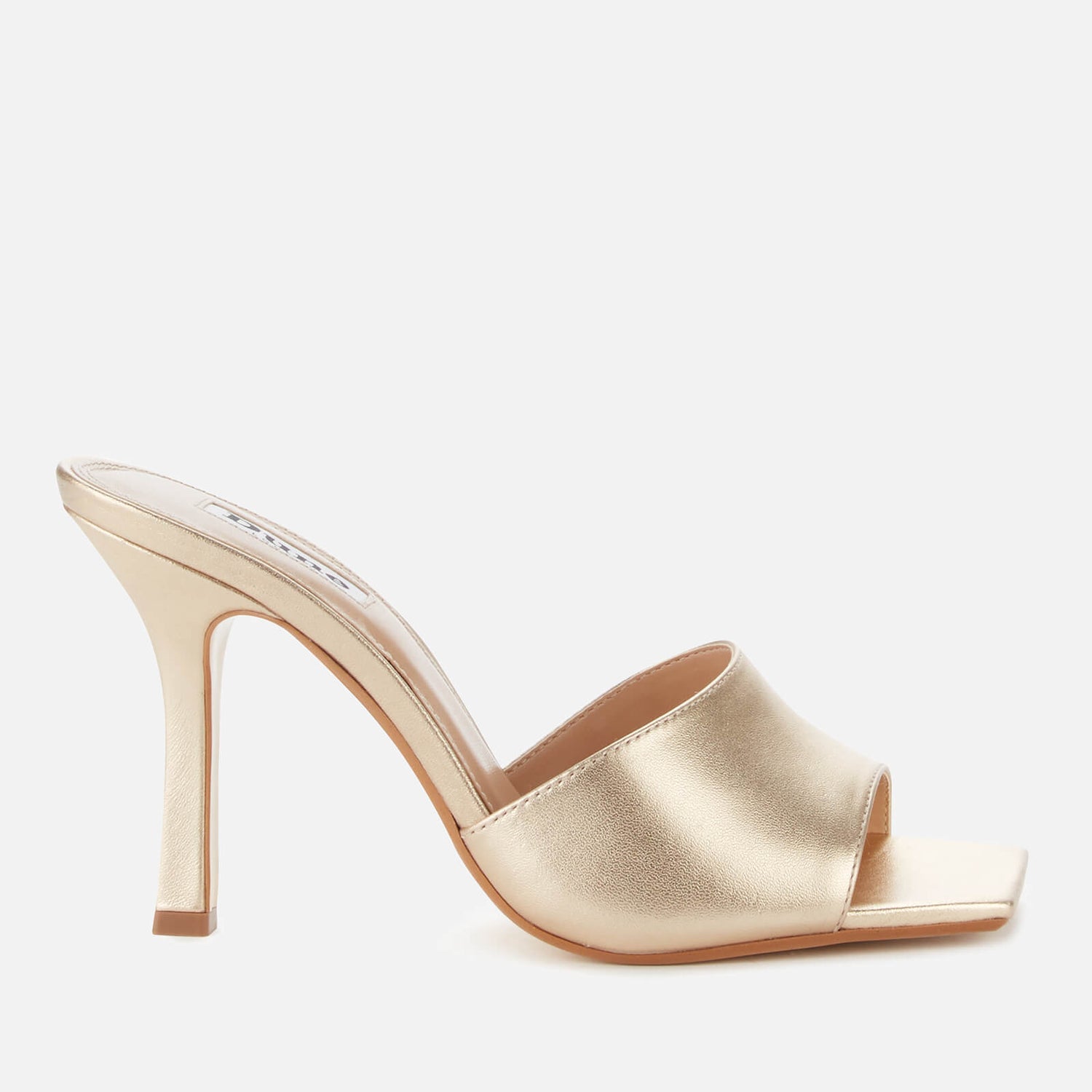 dune heeled mules