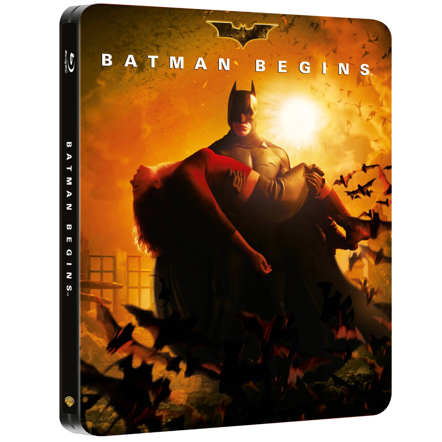 Batman Begins - Zavvi Exclusive 2 Disc Blu-ray Steelbook Blu-ray - Zavvi UK