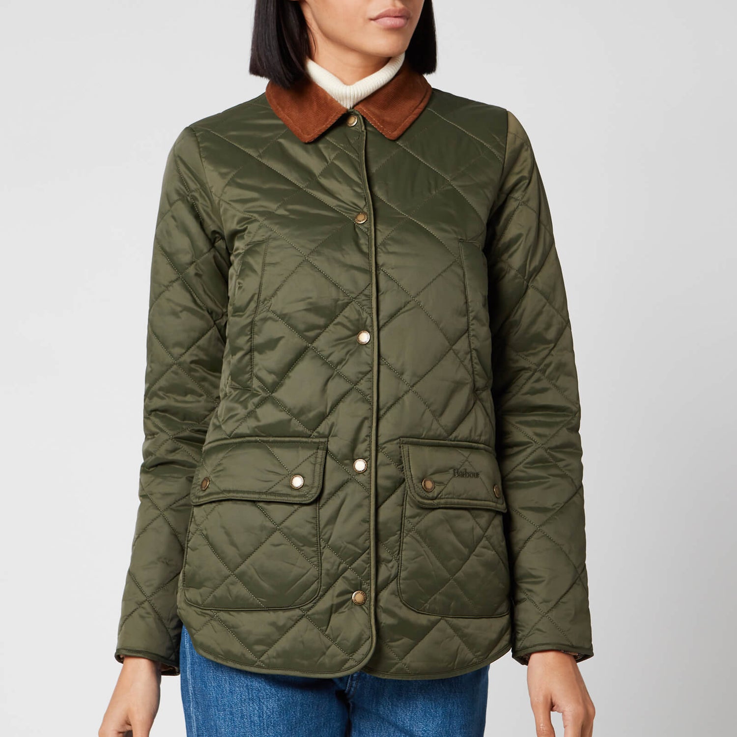 Barbour X Laura Ashley Women s Spruce Quilt Jacket Olive
