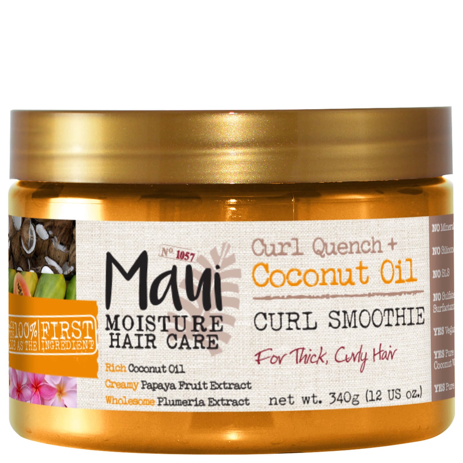Maui Moisture Curl Quench+ Coconut Oil Hair Mask 340g