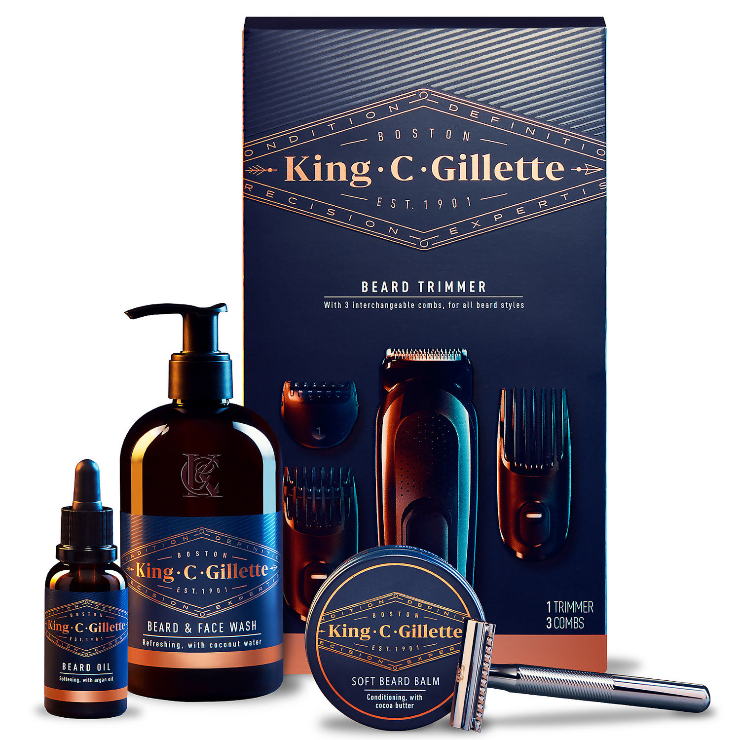King C. Gillette Ultimate Beard Grooming Kit