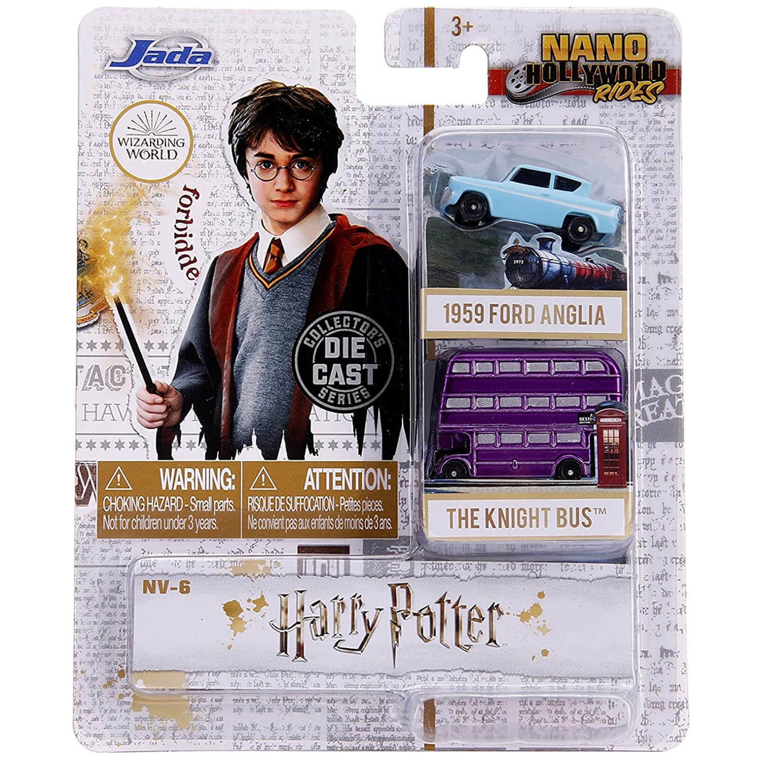Jada Diecast Harry Potter Nano Hollywood Rides 2 Vehicle Set