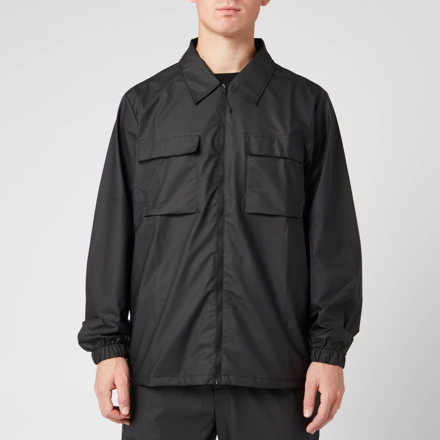 Rains Ultralight Zip Shirt Black TheHut