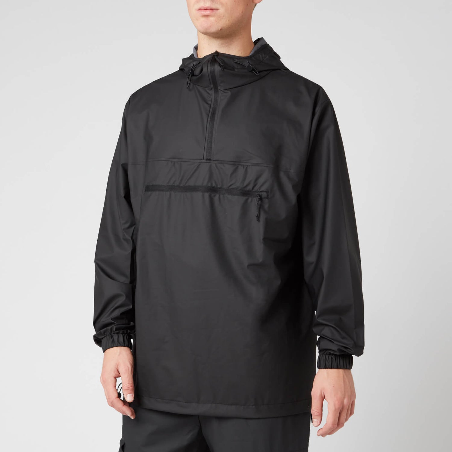 RAINS Ultralight Zip Anorak Black TheHut