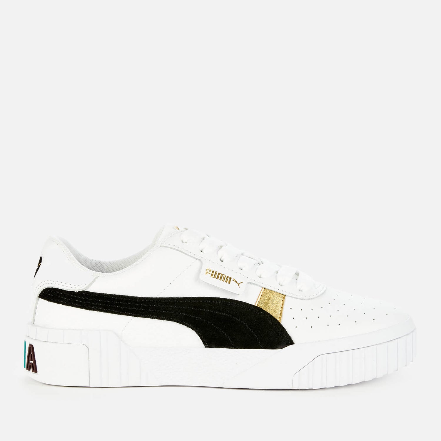 Puma Women's Cali Varsity Trainers - Puma White/Puma Black