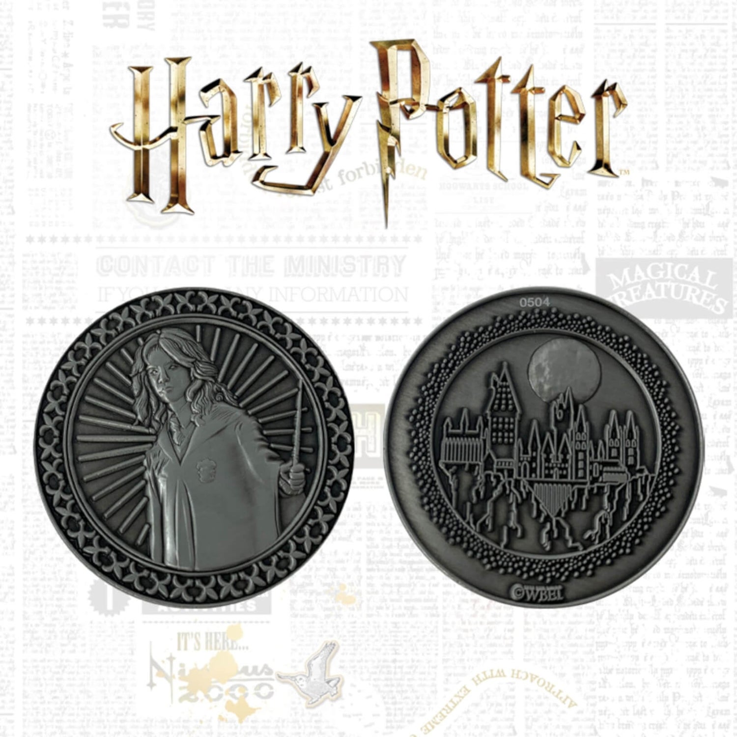 Harry Potter Limited Edition Collectible Coin - Hermione