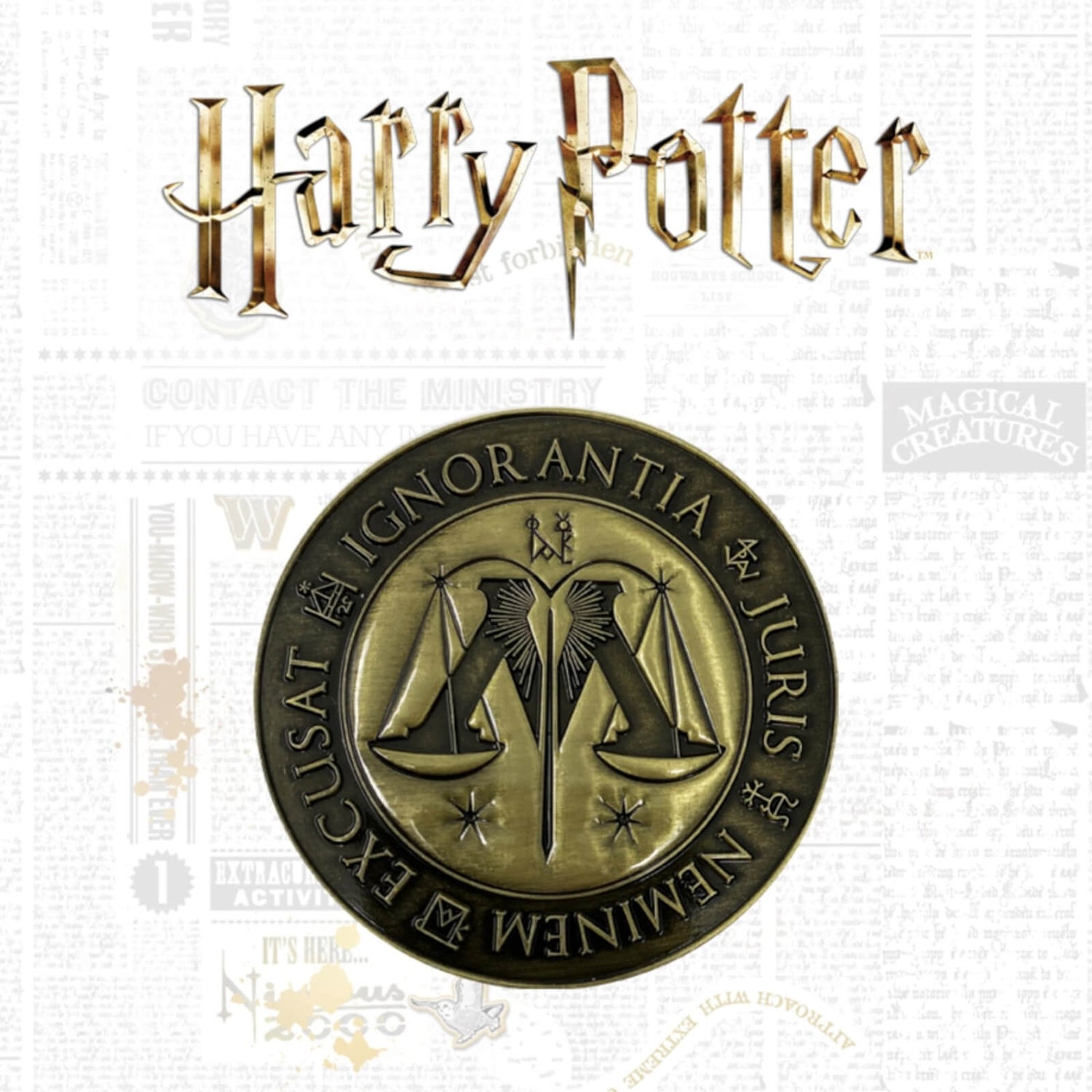 Harry Potter Limited Edition Medallion - Ministry of Magic