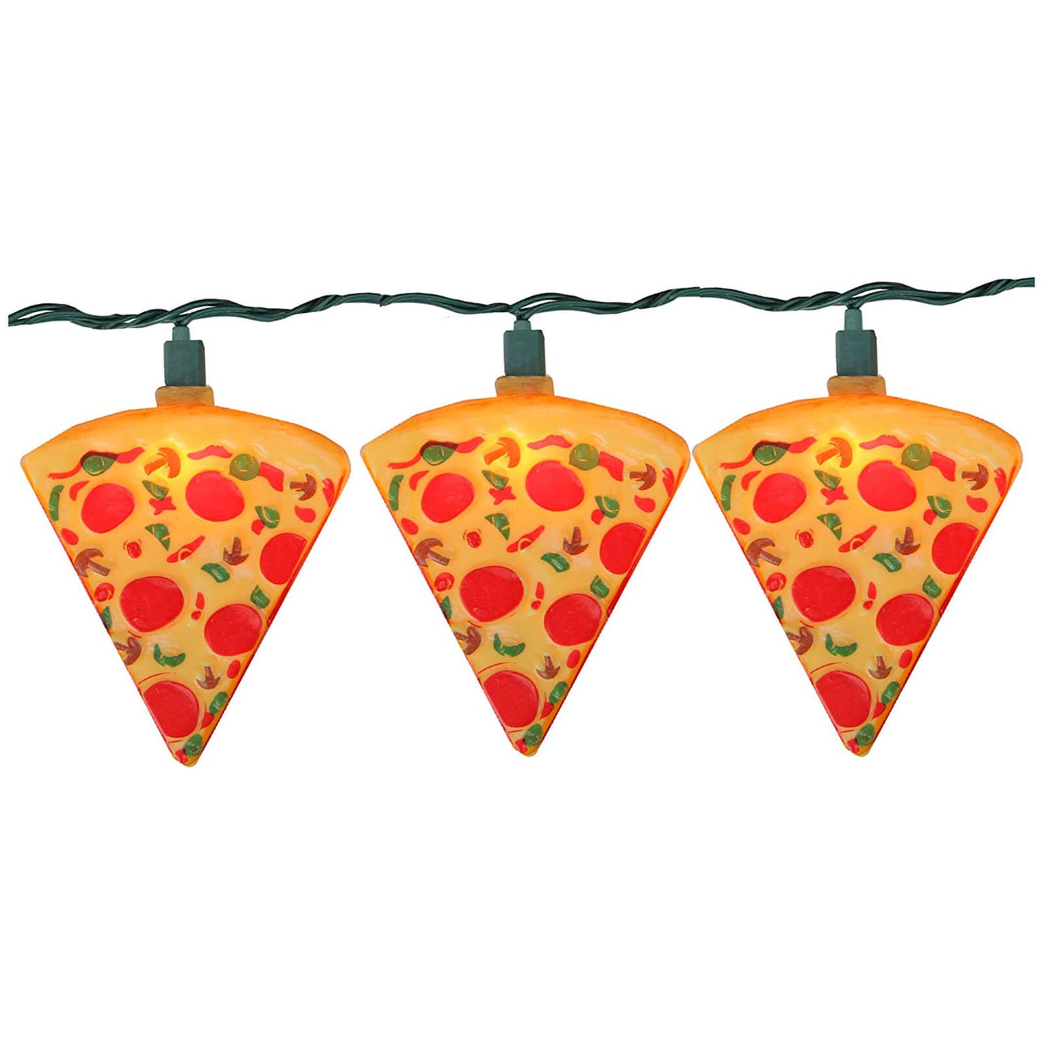 Pizza Slice Decorative Lights Set